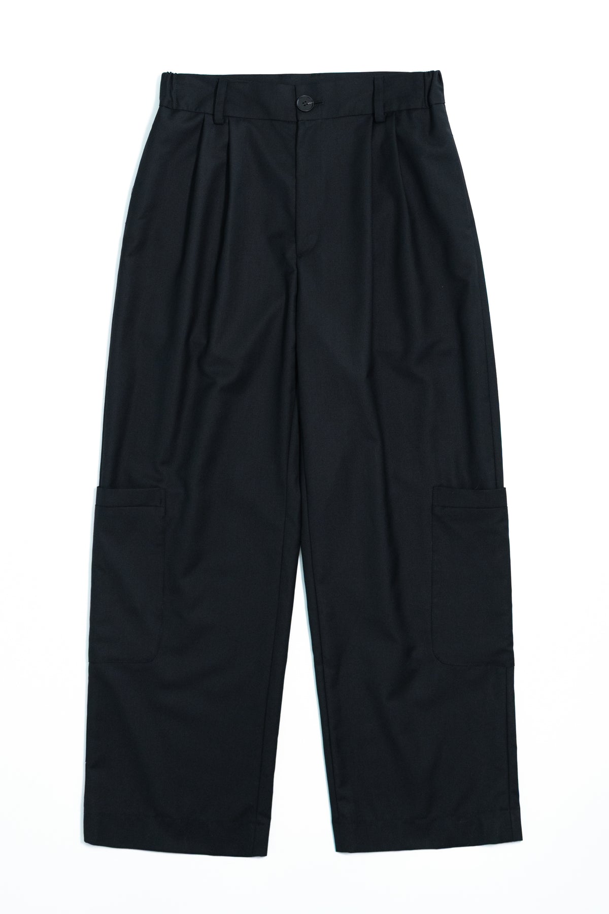 drape low cargo pants