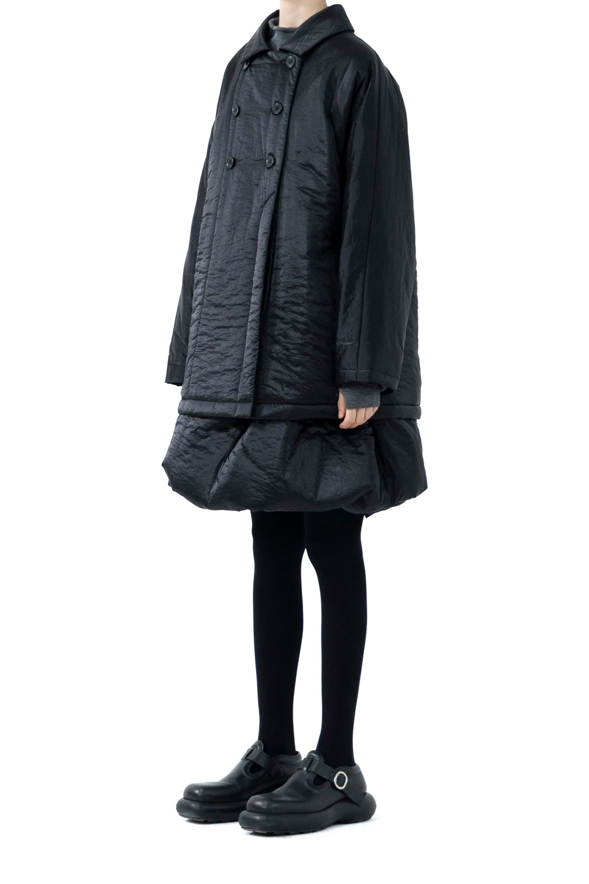 frat collar padded jacket