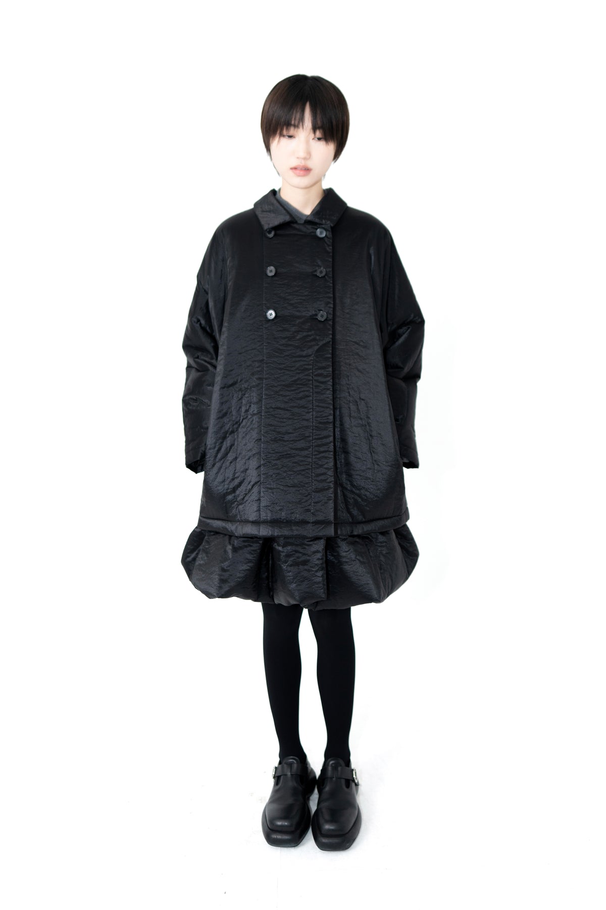 frat collar padded jacket
