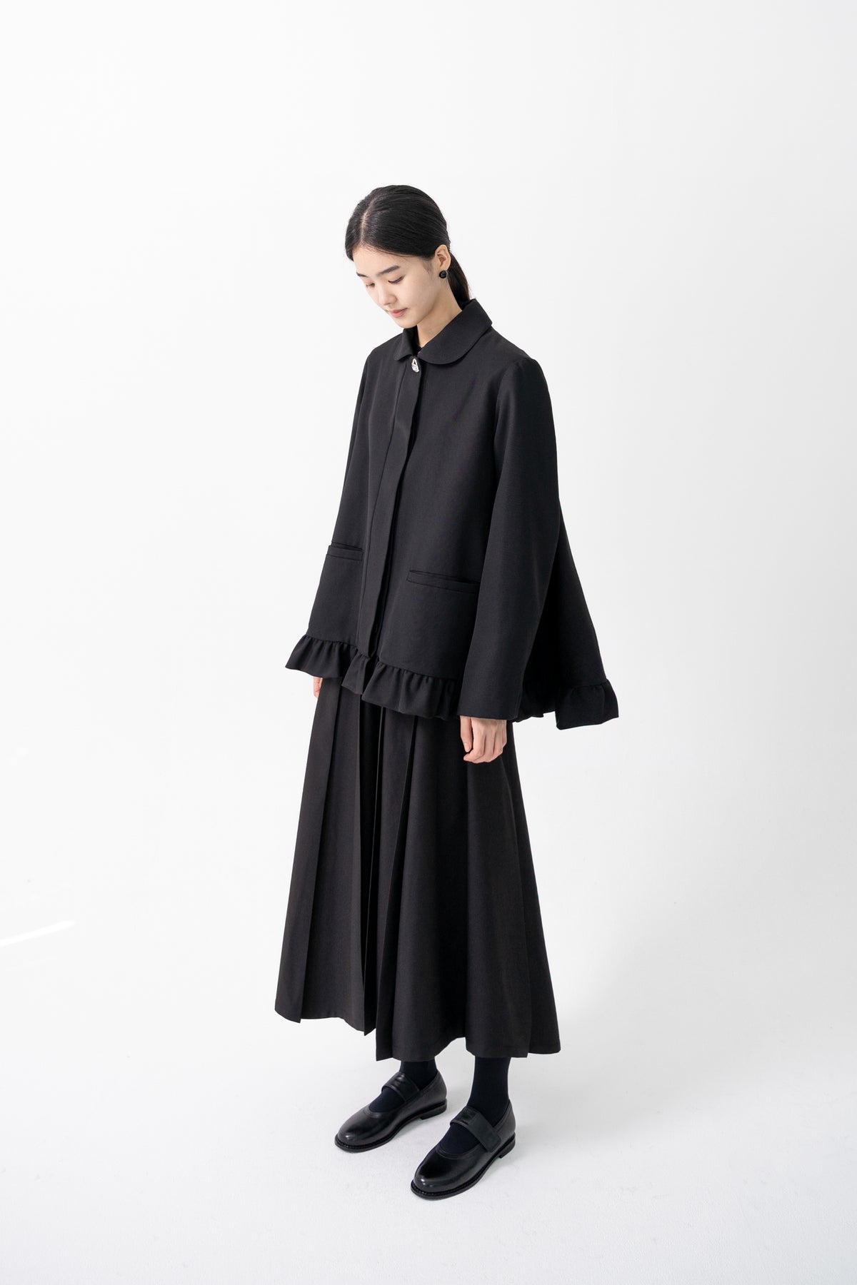 frill layer jacket