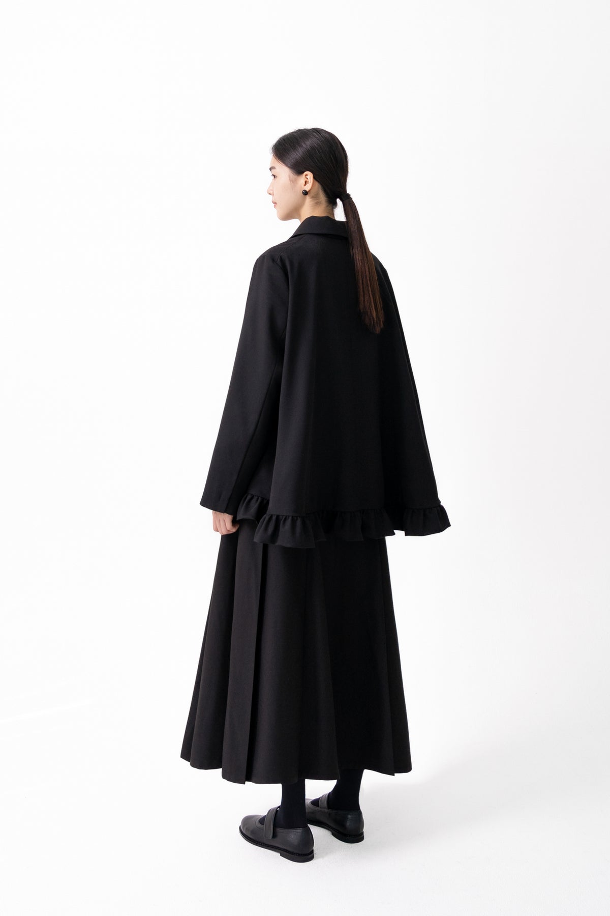 frill layer jacket