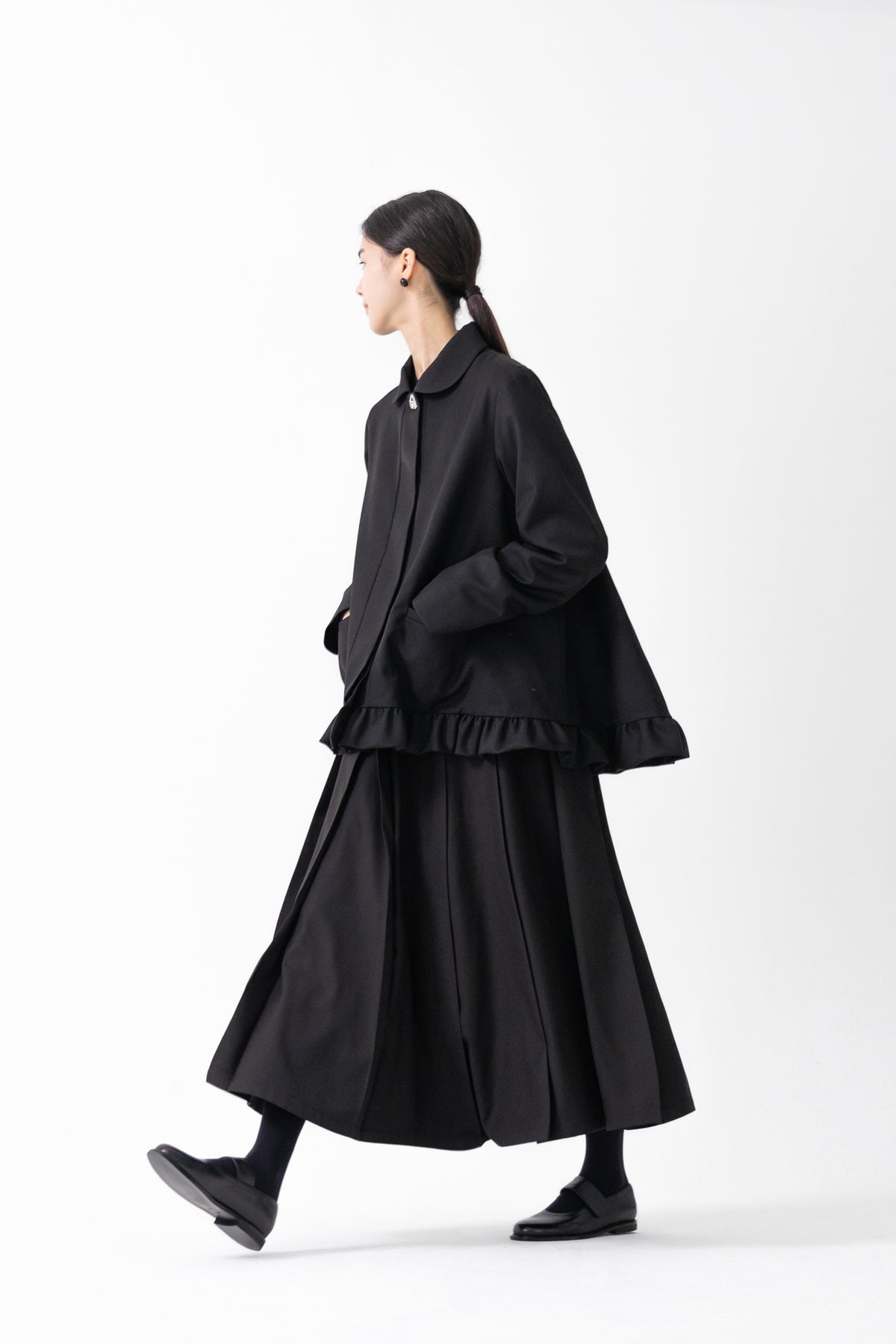 frill layer jacket