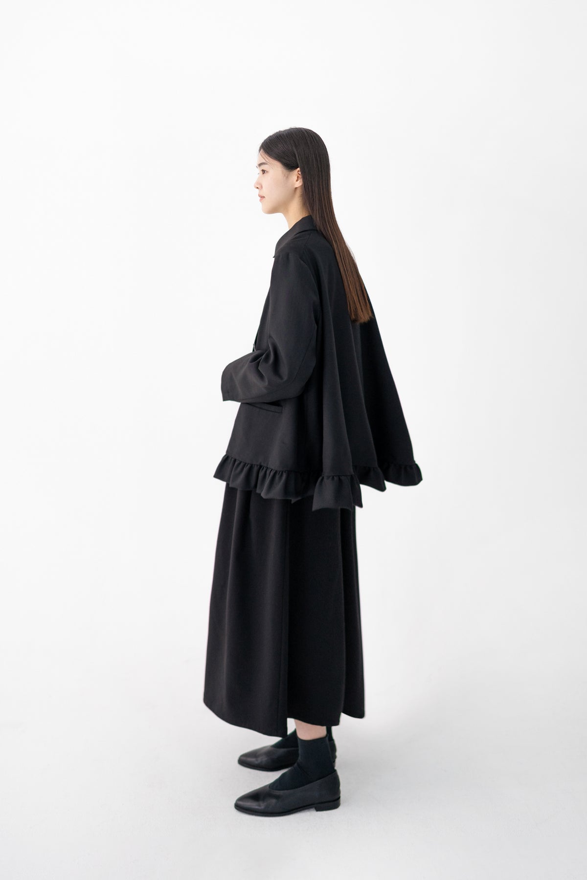 frill layer jacket