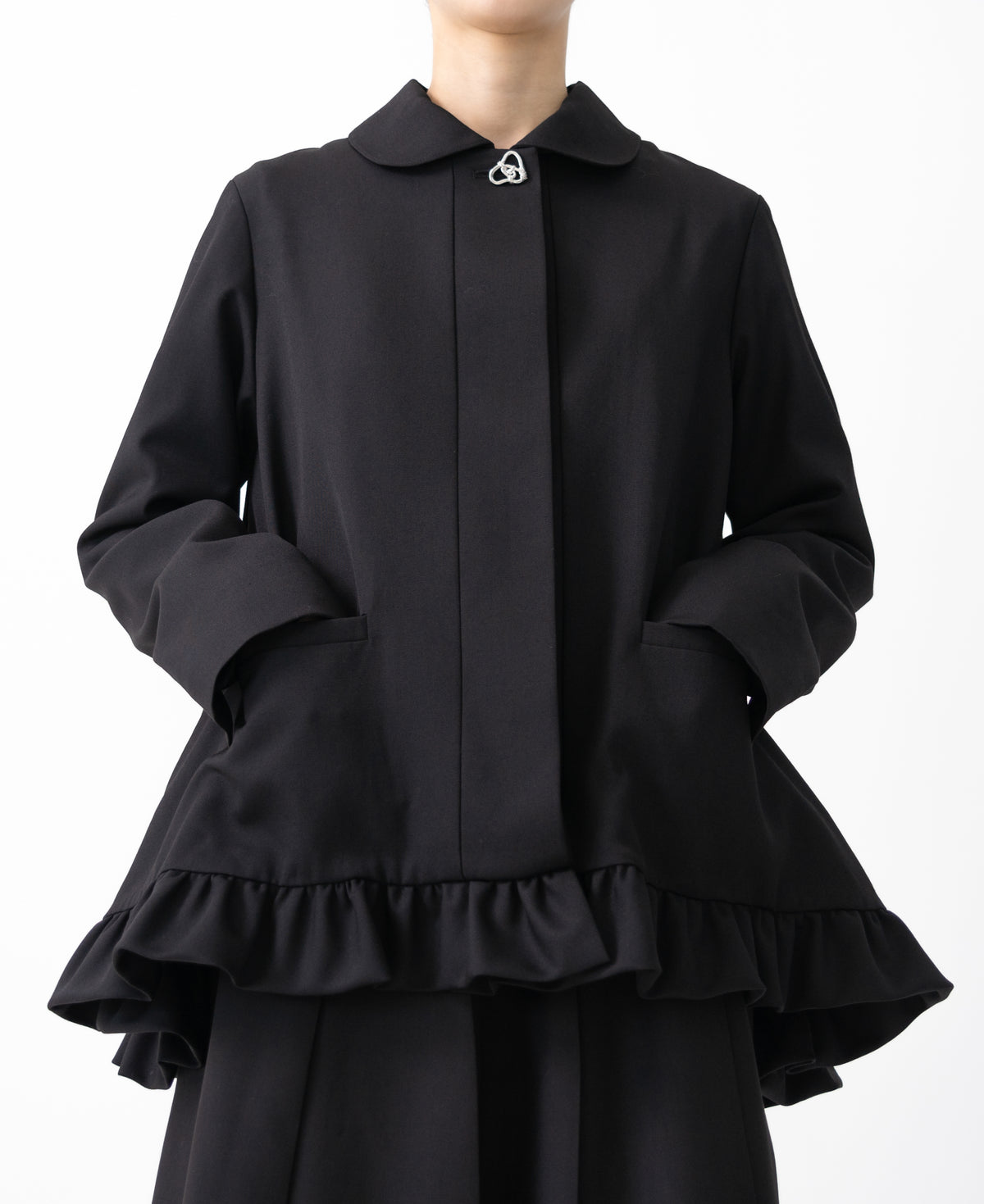 frill layer jacket