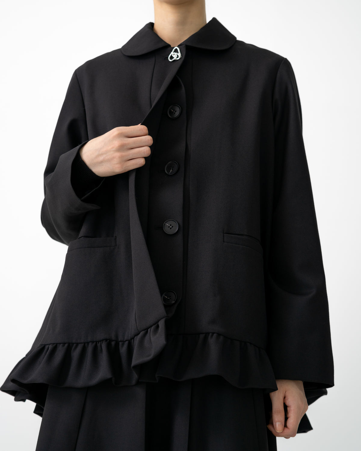 frill layer jacket