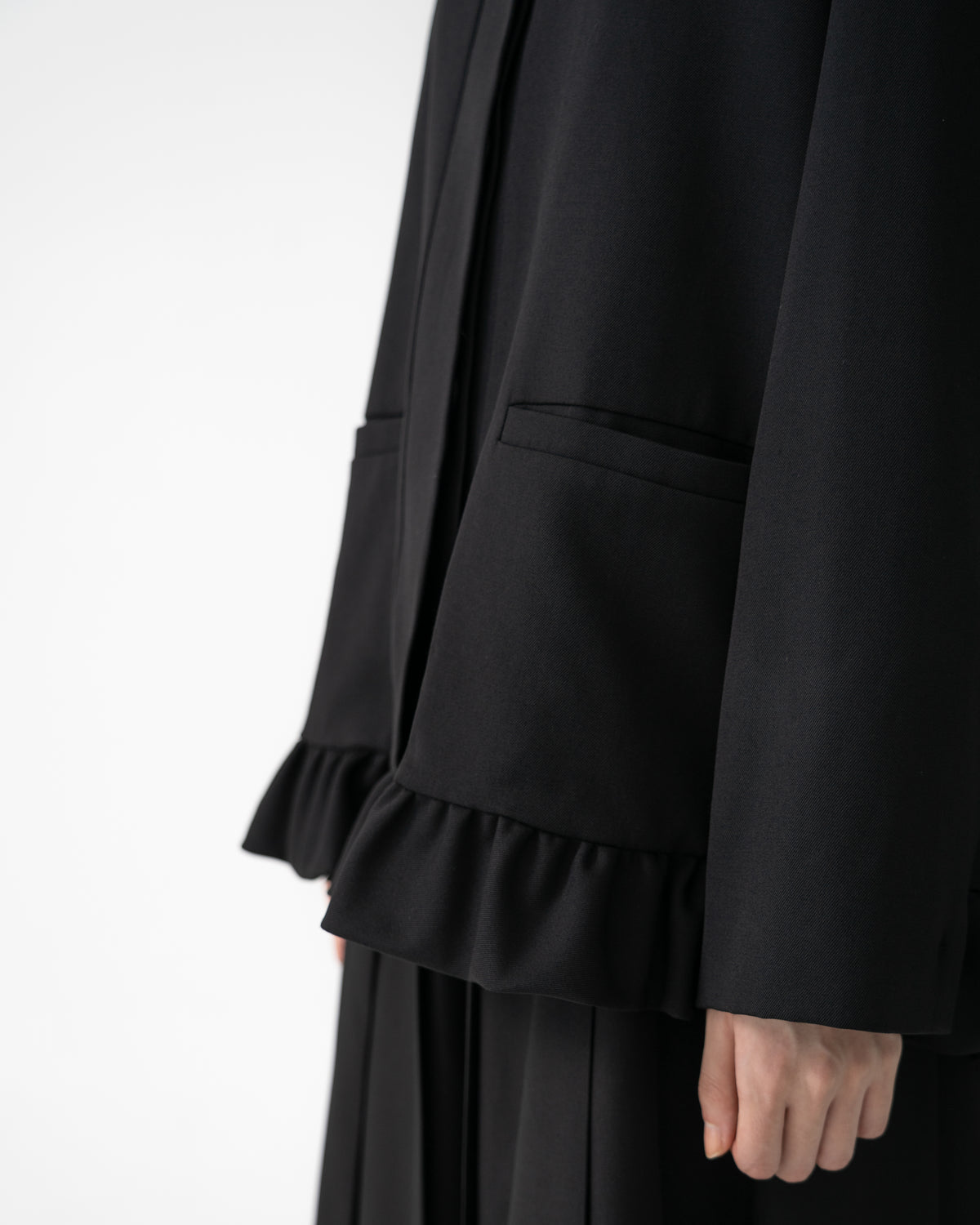 frill layer jacket