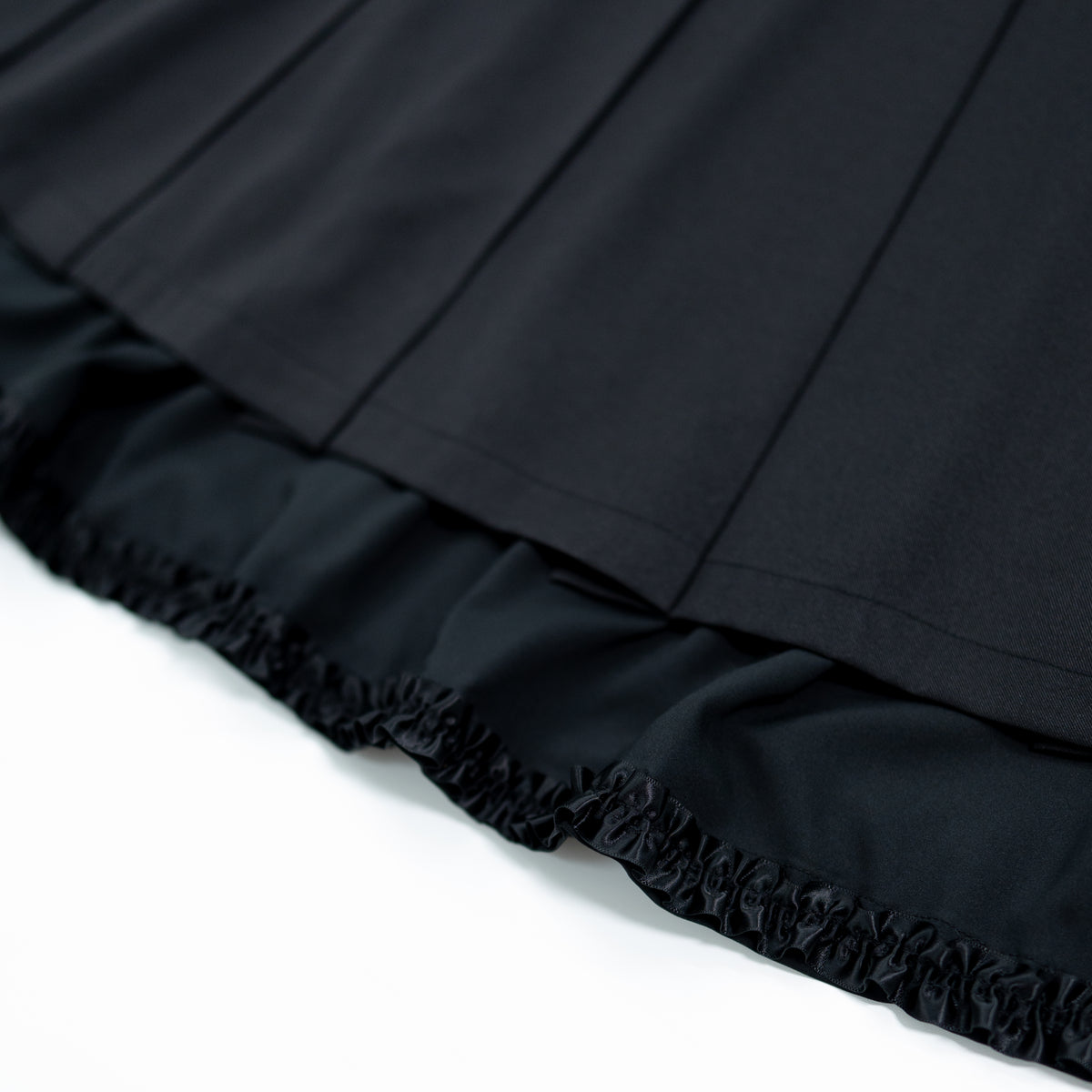 frill layer pleats skirt