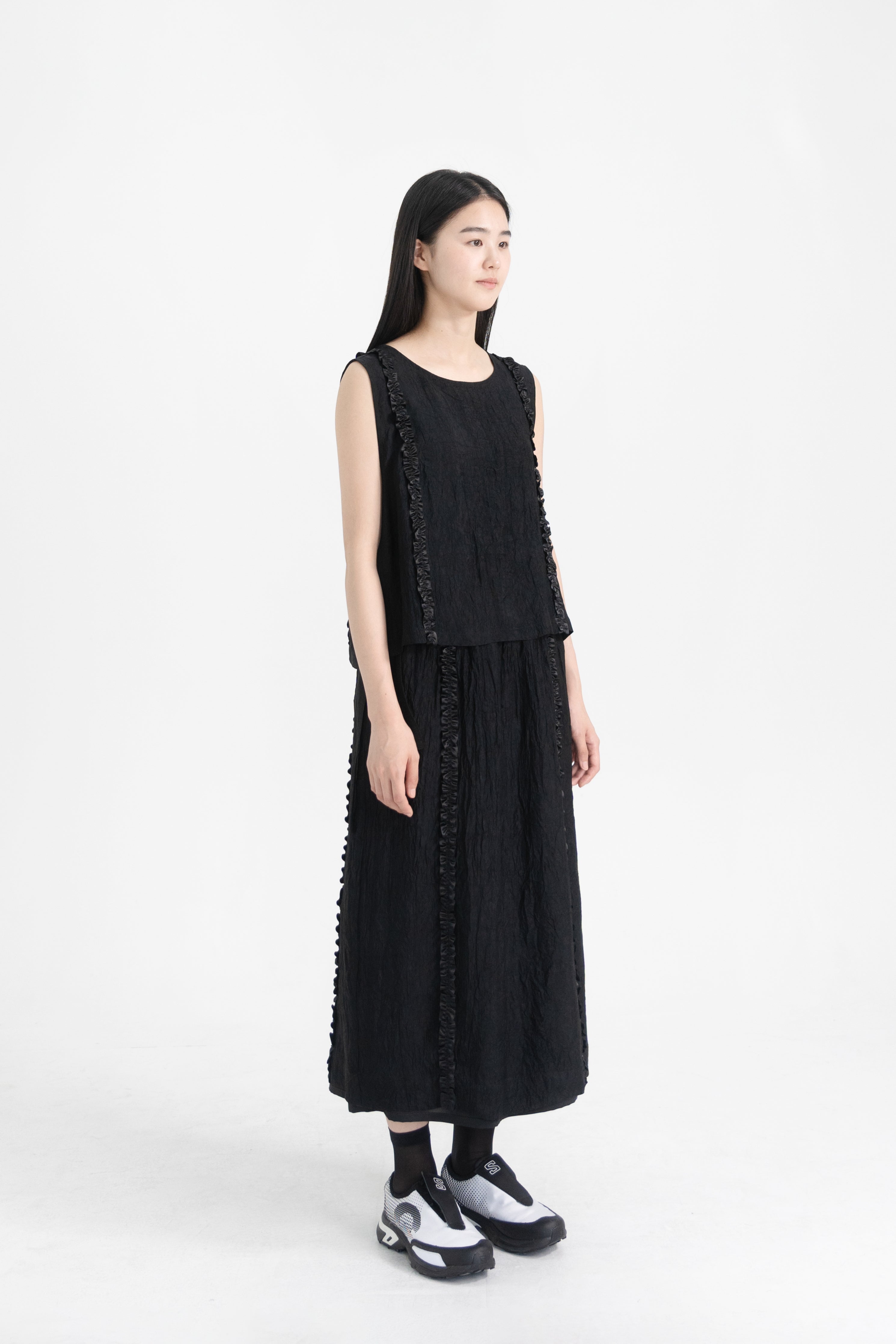 frill line skirt