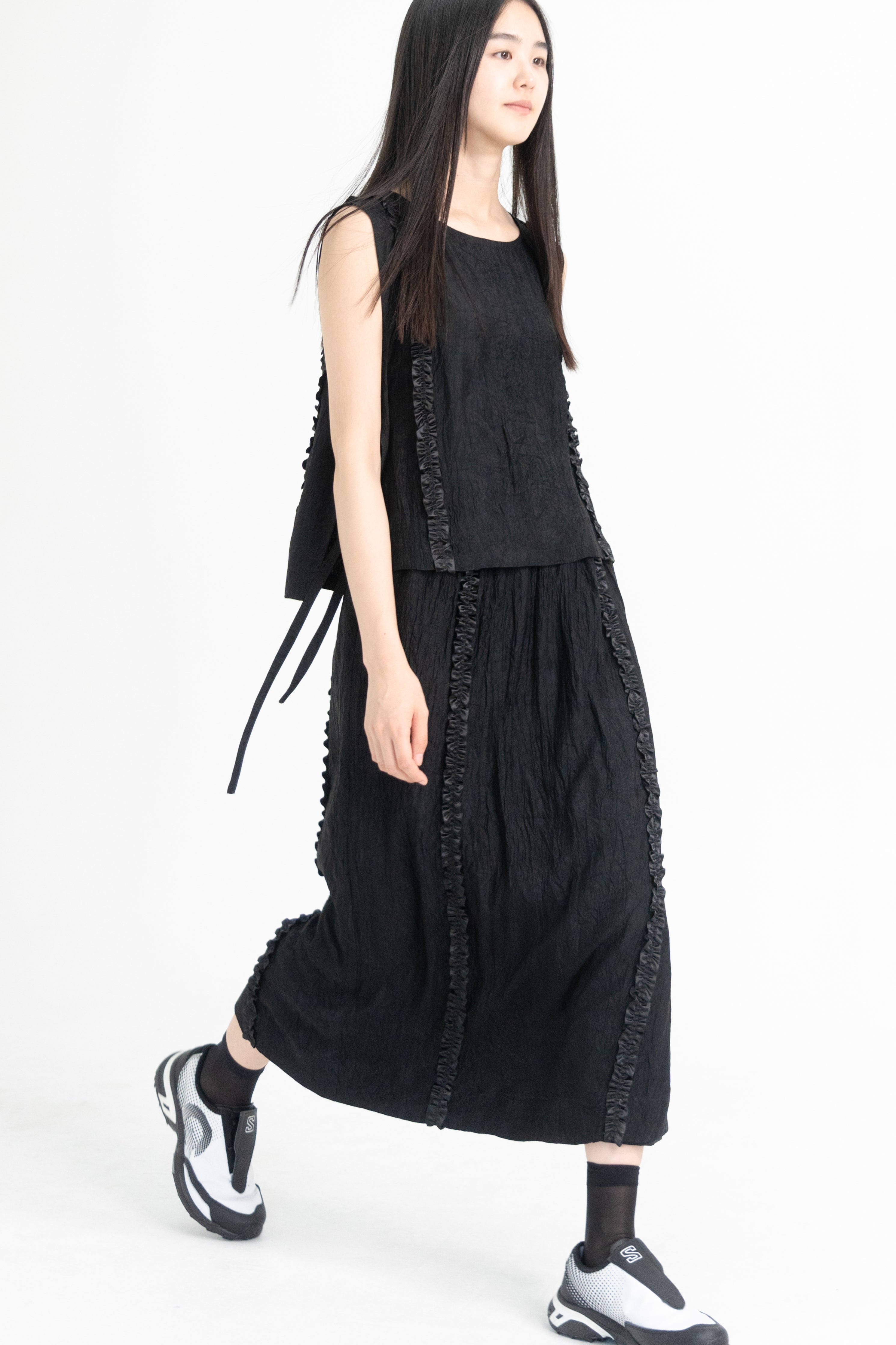frill line skirt