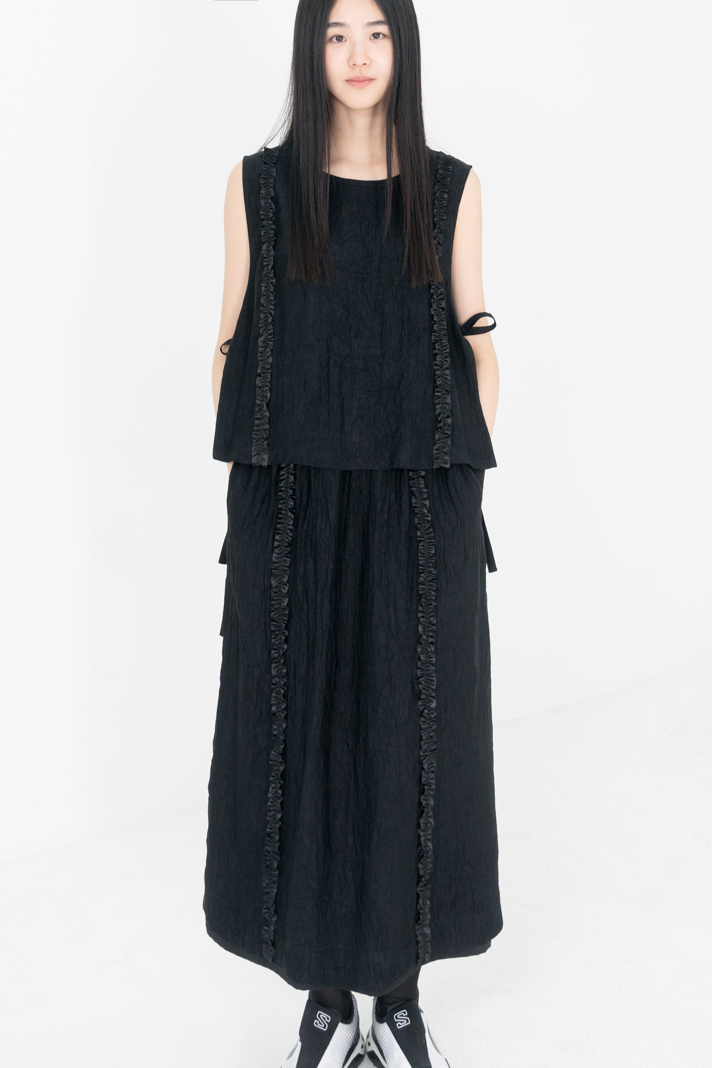 frill line skirt