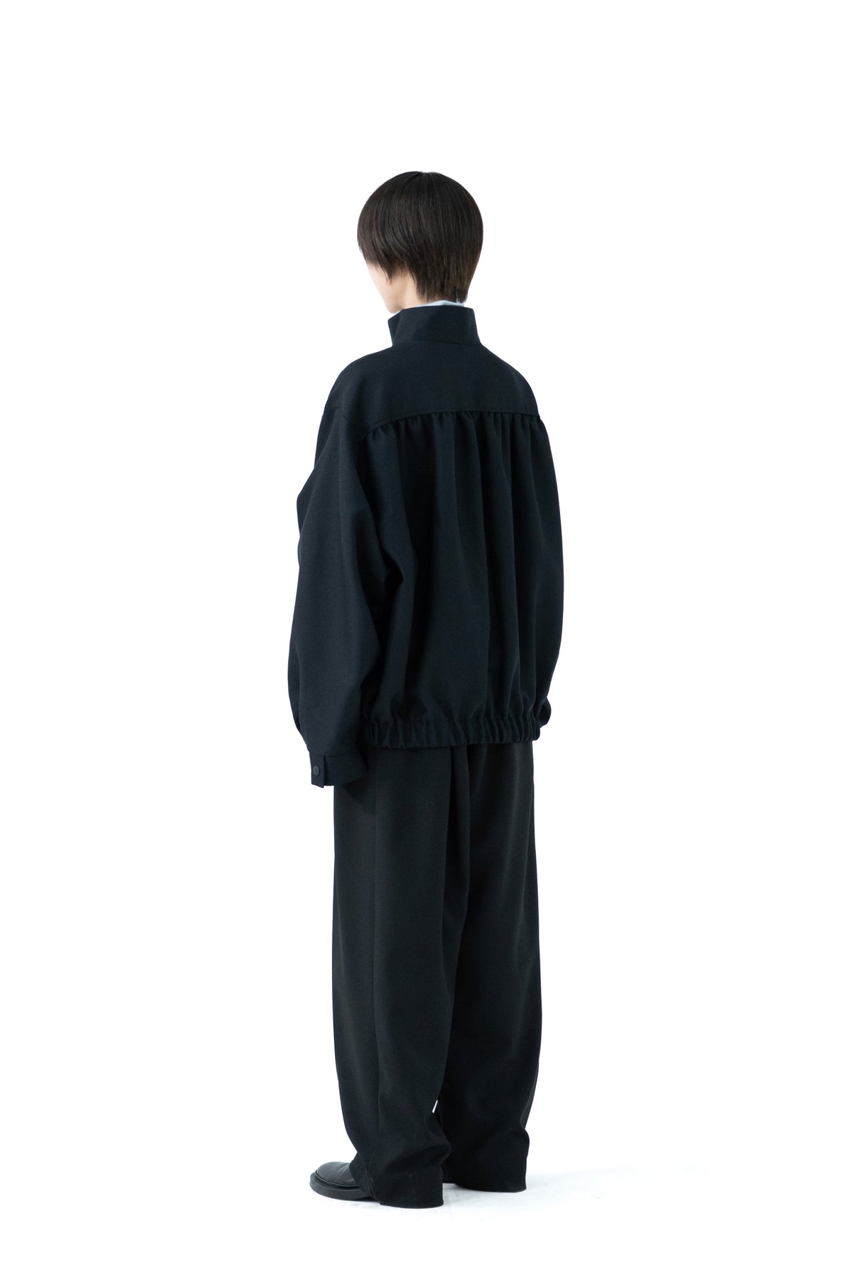 high neck blouson