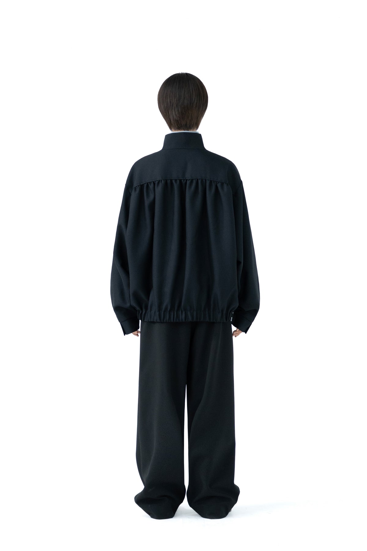 high neck blouson