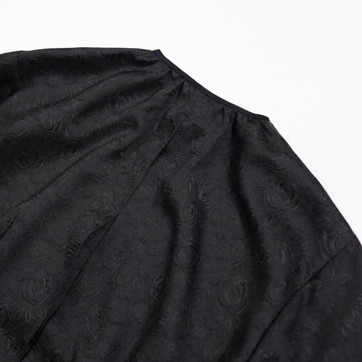 jacquard frill blouson