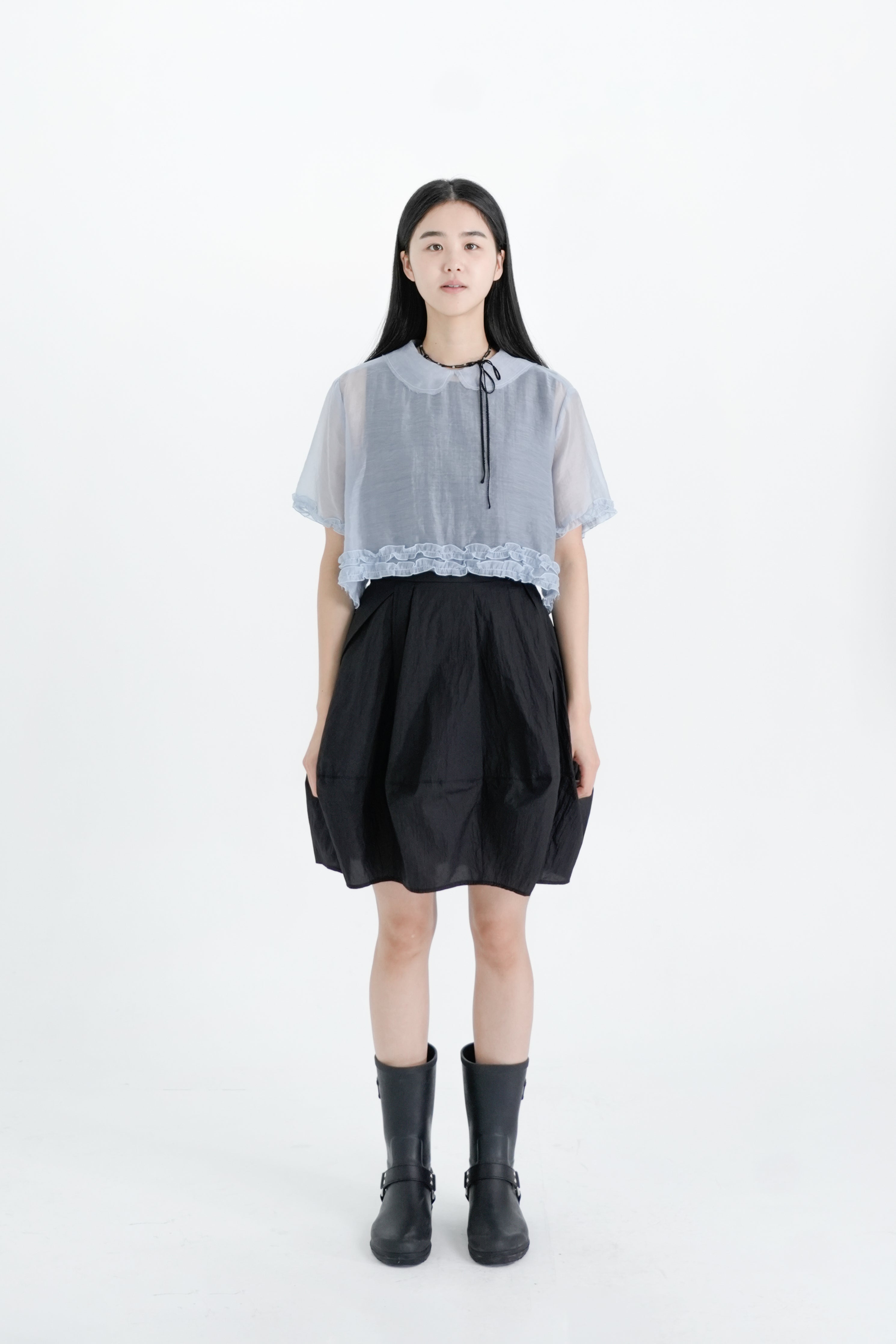 leaf short skirt