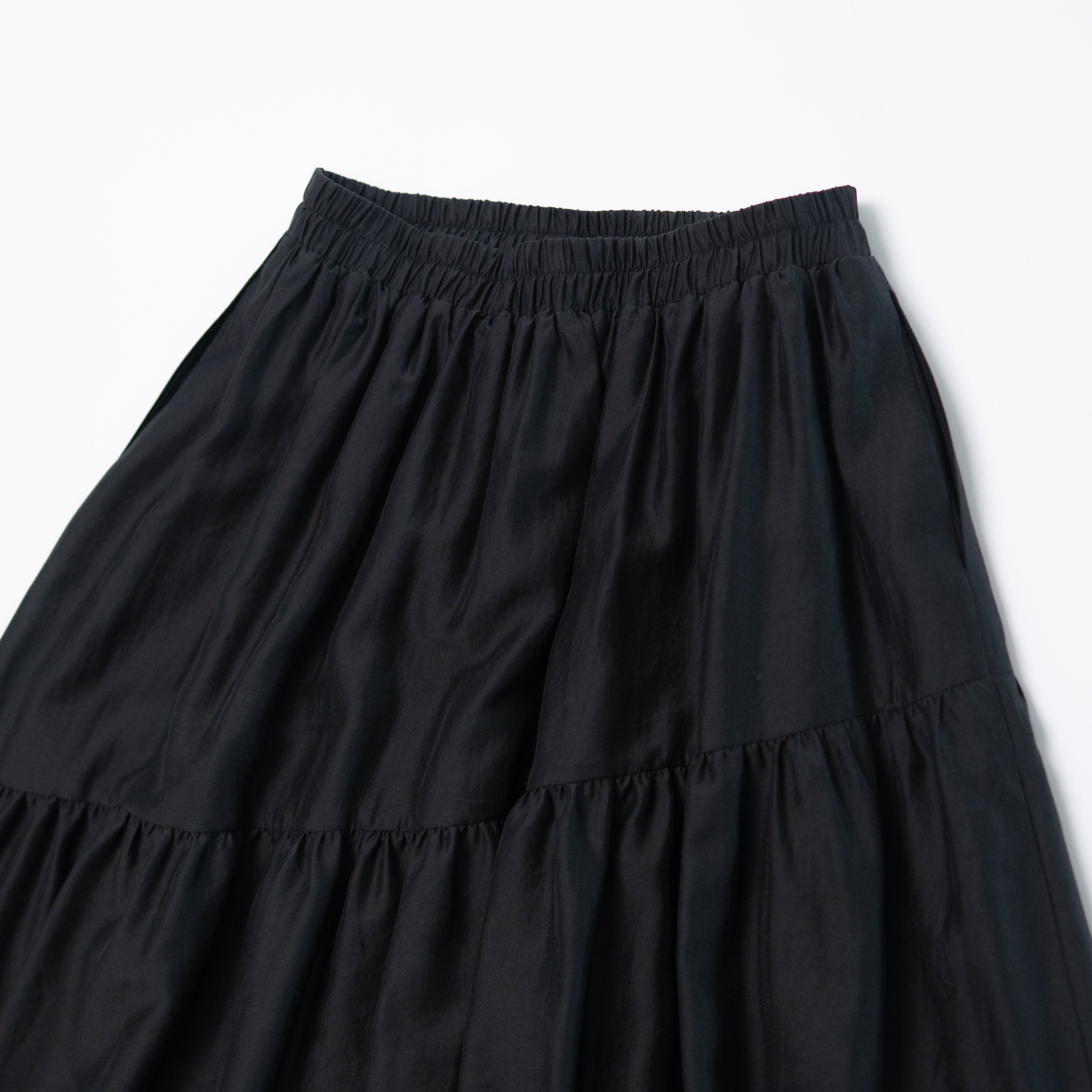 oblique line moss skirt