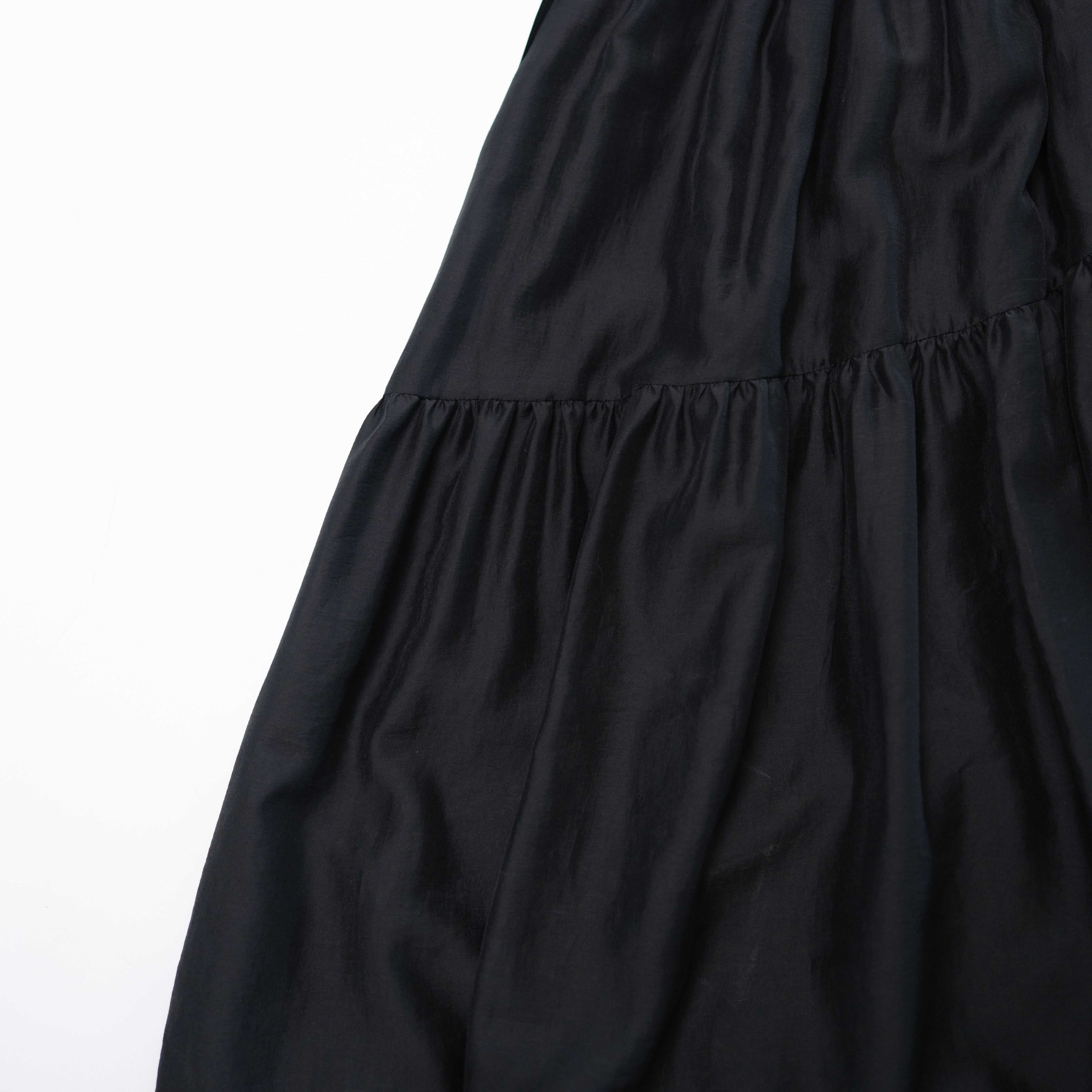 oblique line moss skirt