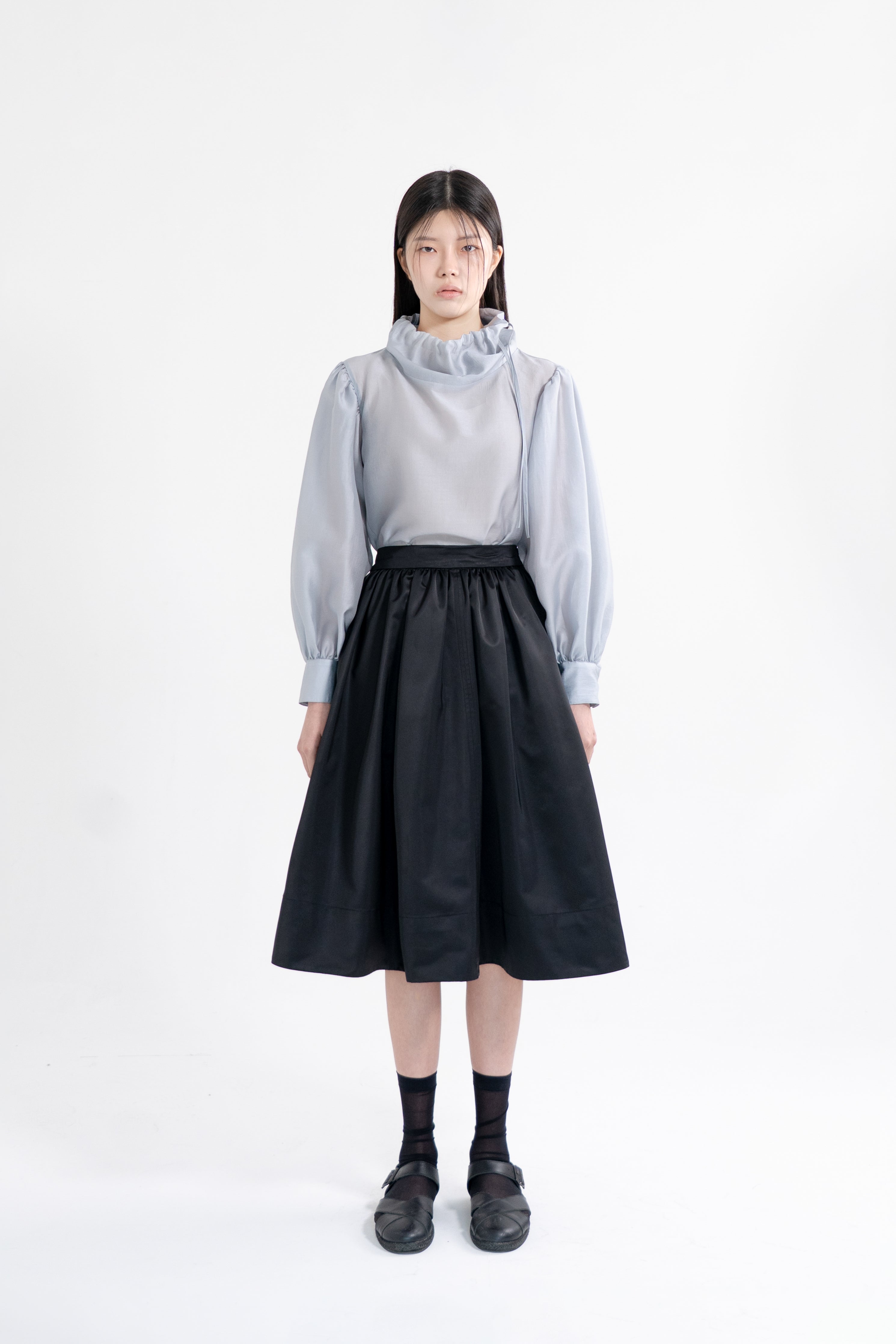 off neck charming blouse