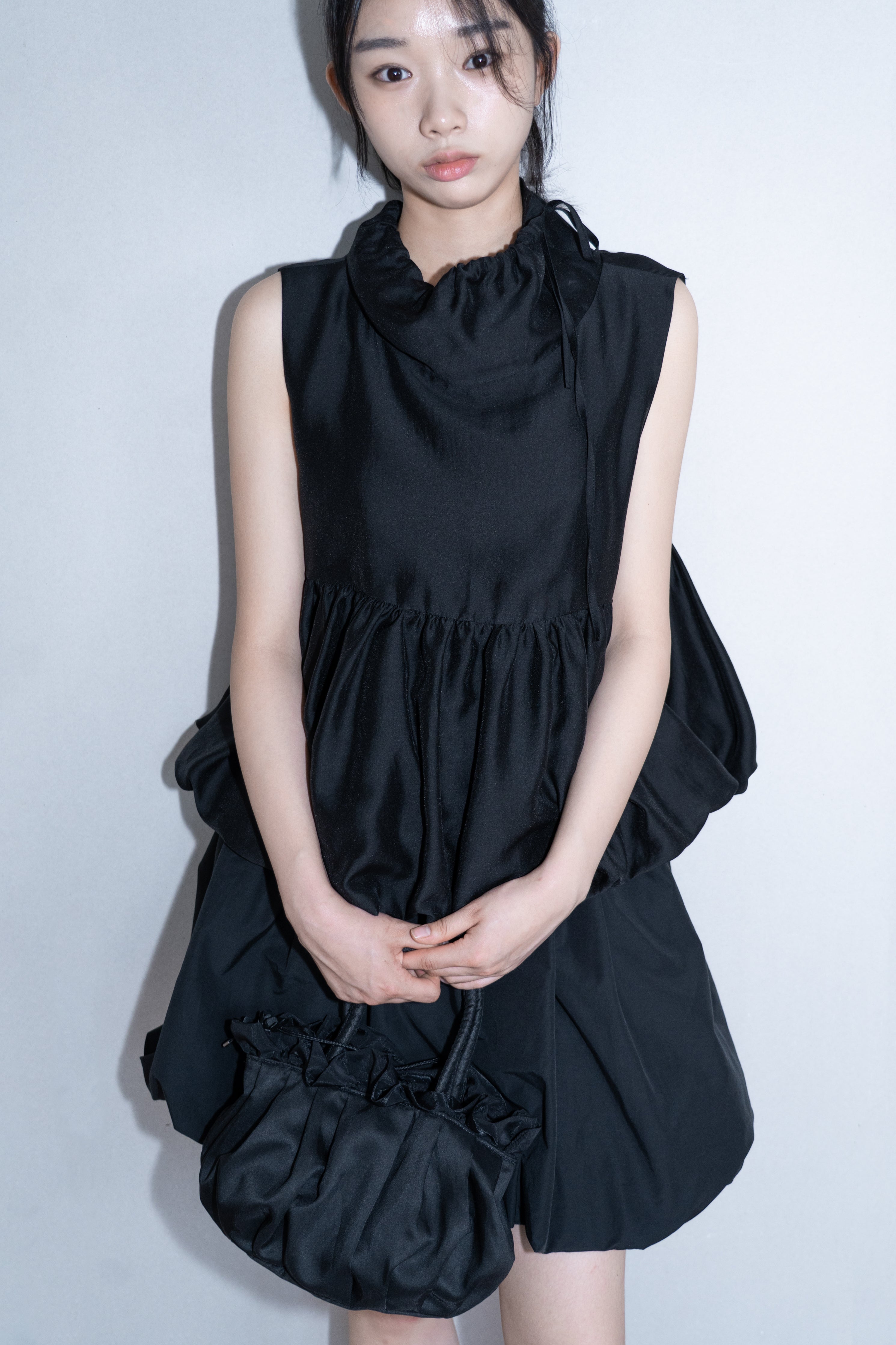 off neck moss vest