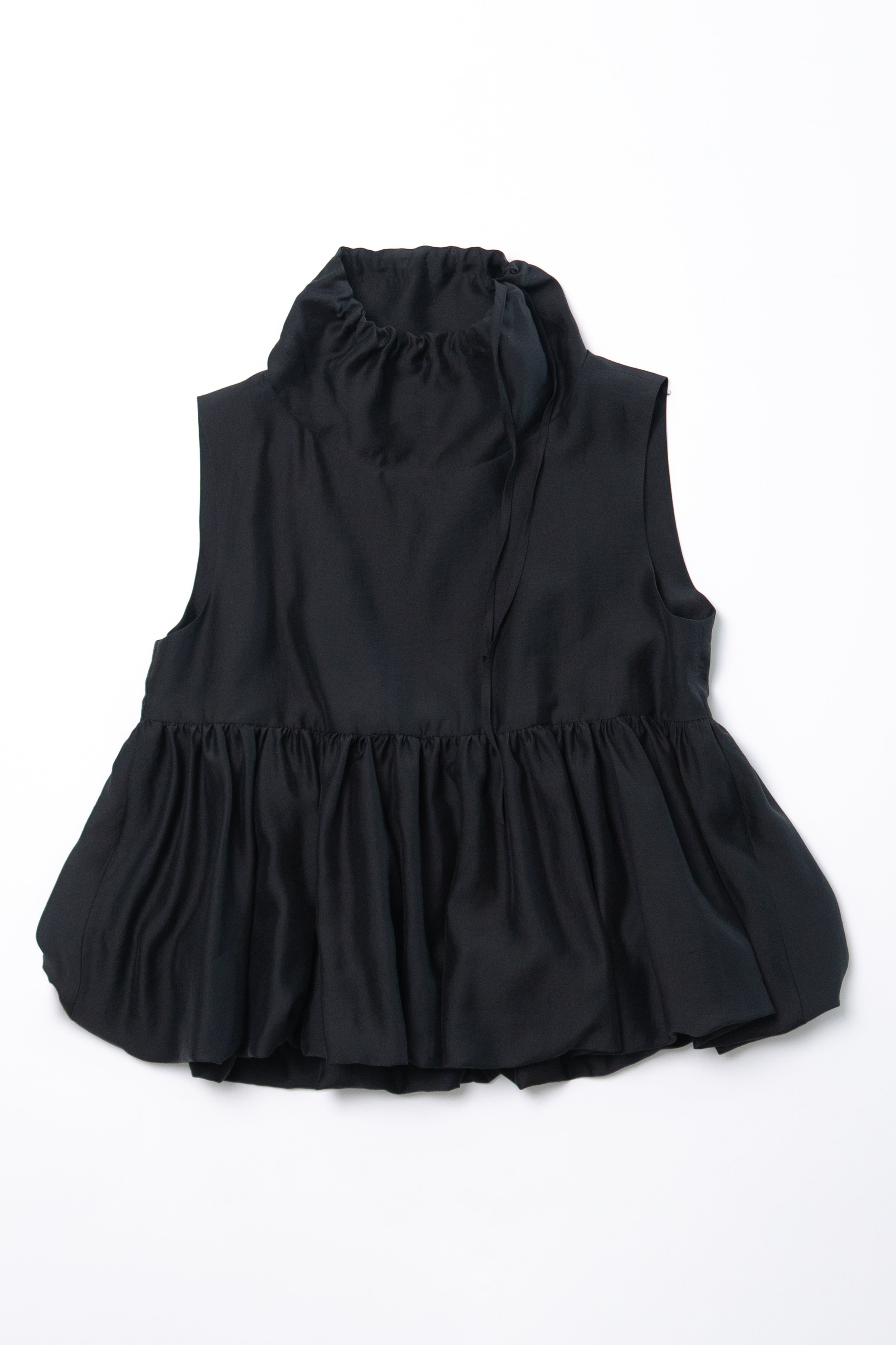 off neck moss vest