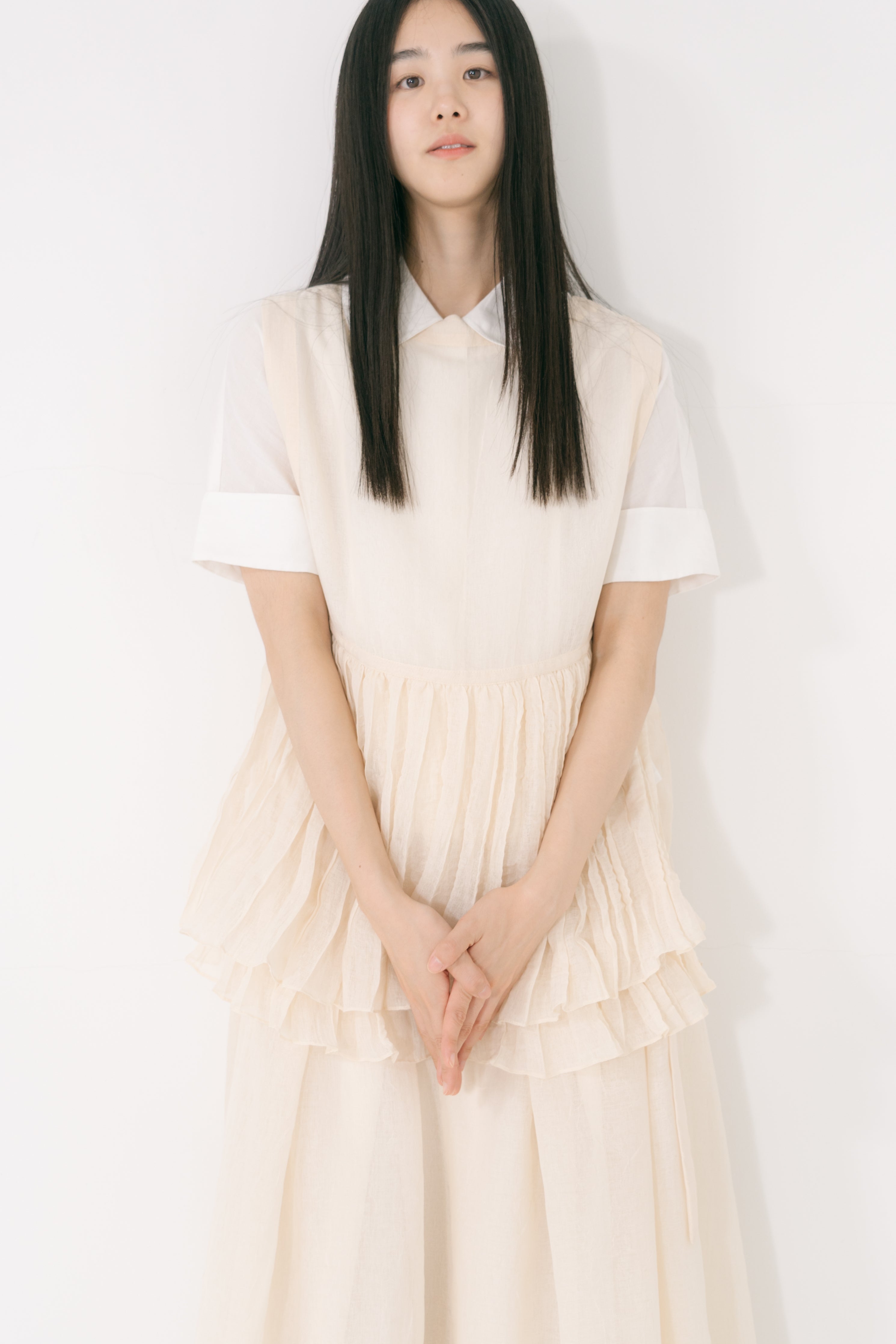 organza ripple vest