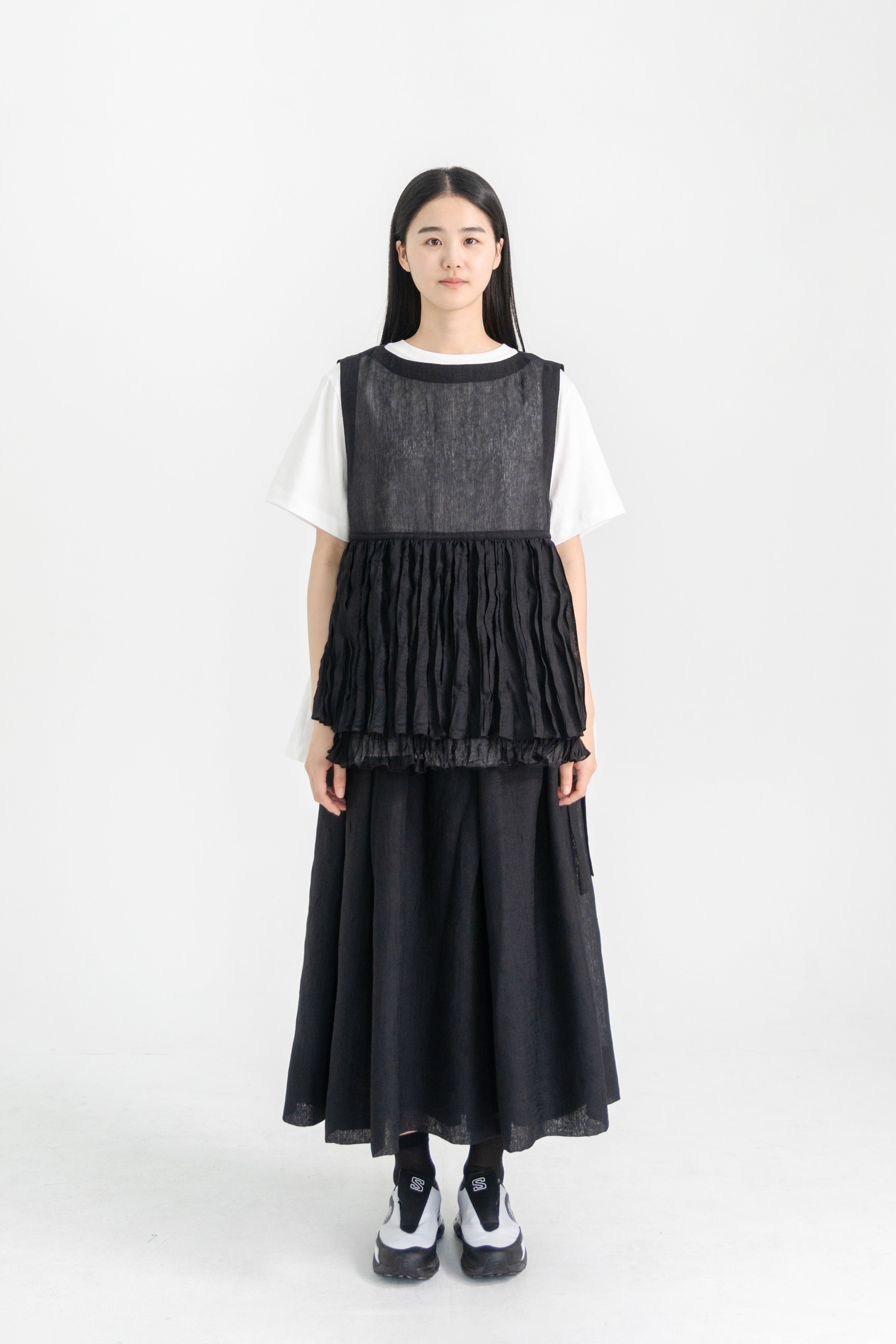 organza ripple vest