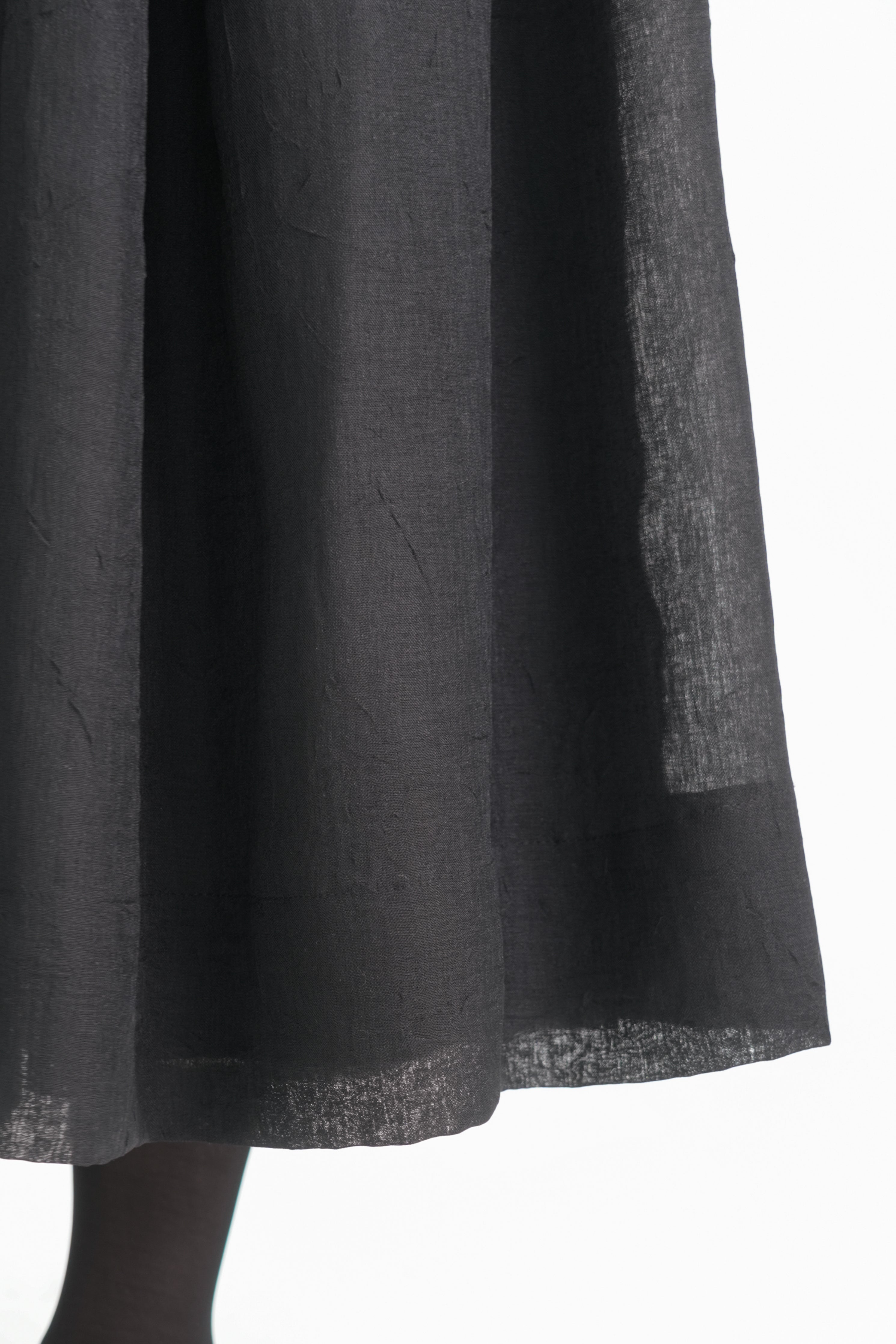 organza tuck skirt