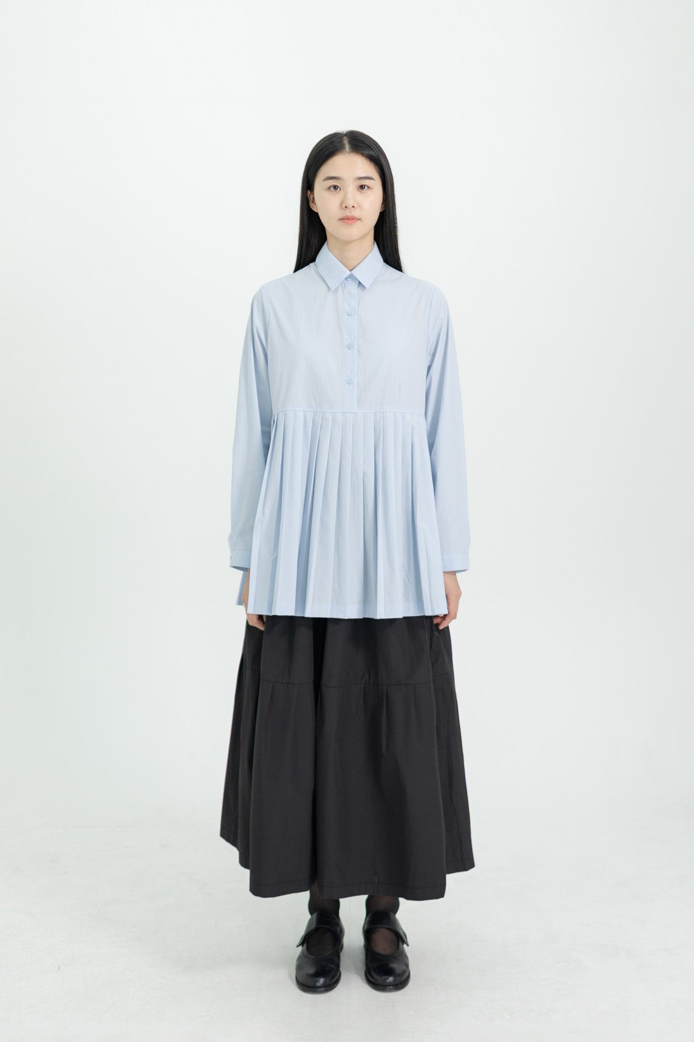 pleats shirt