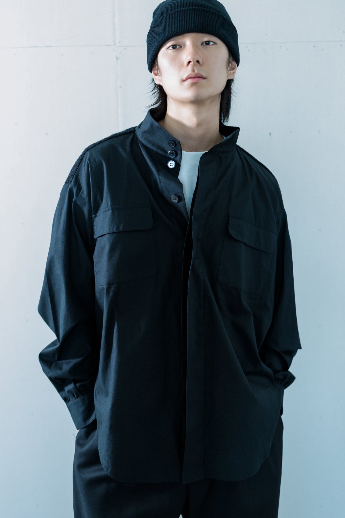 puffcuff over shirt