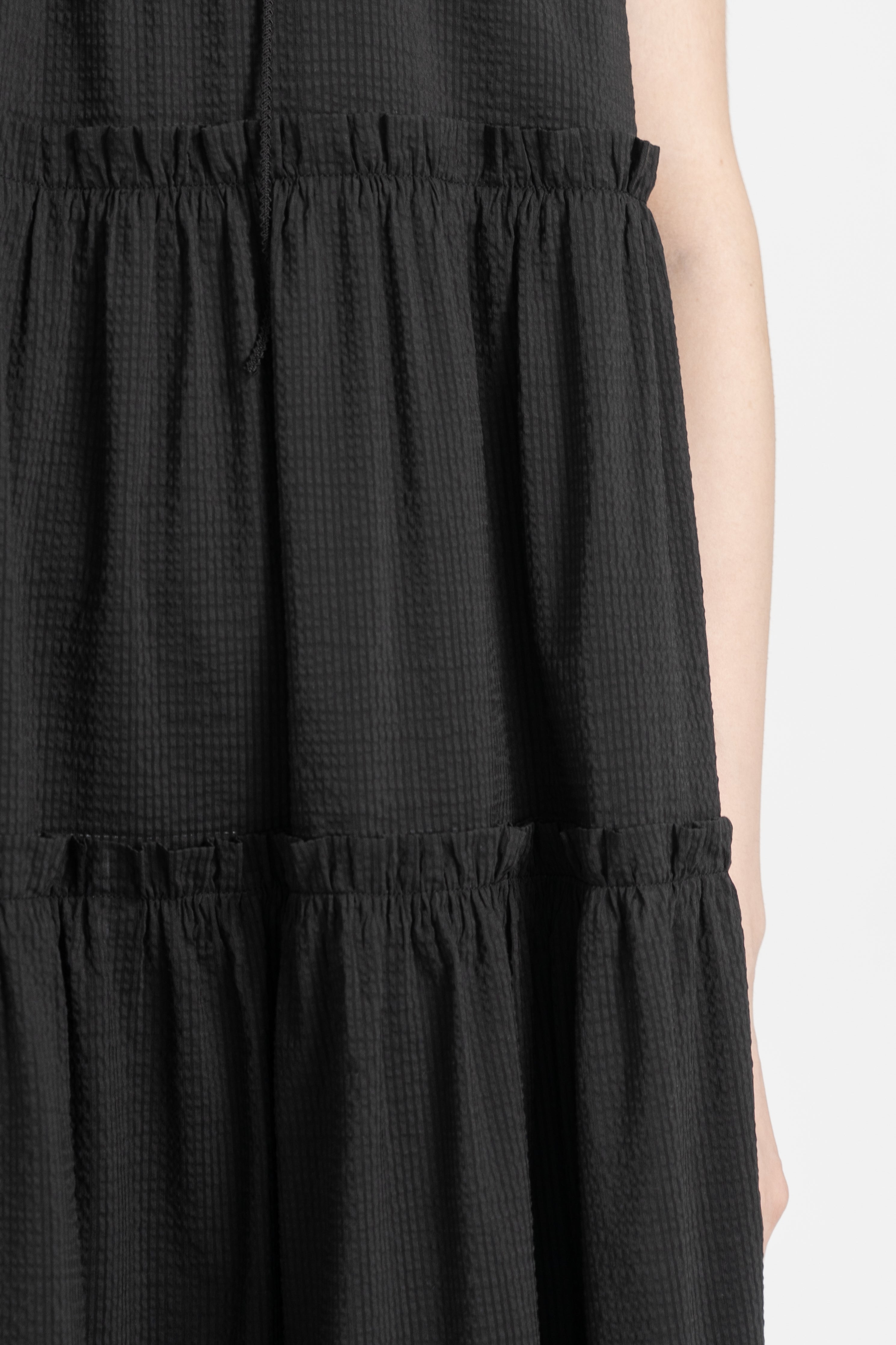 seersucker frill dress