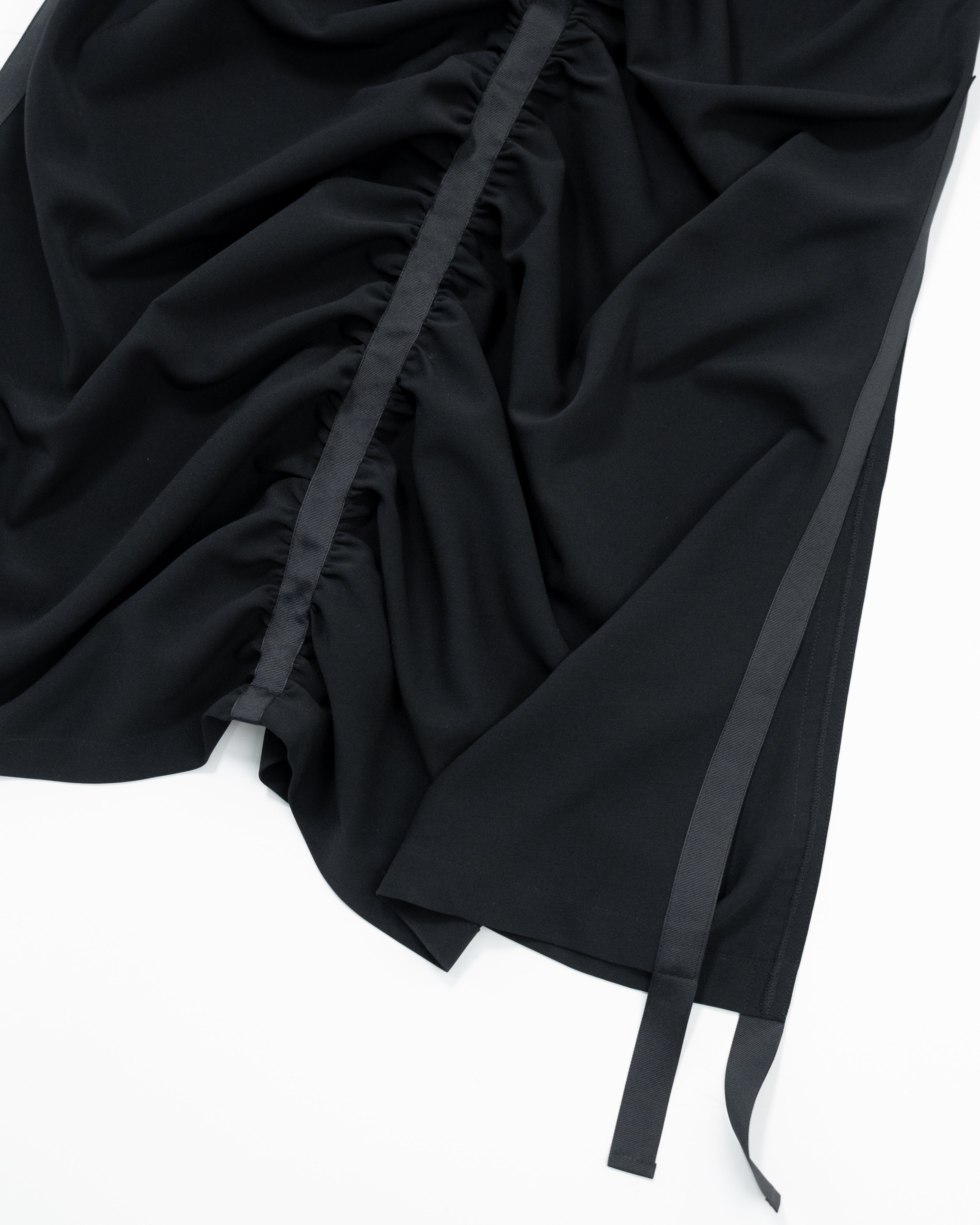 shirring long dress