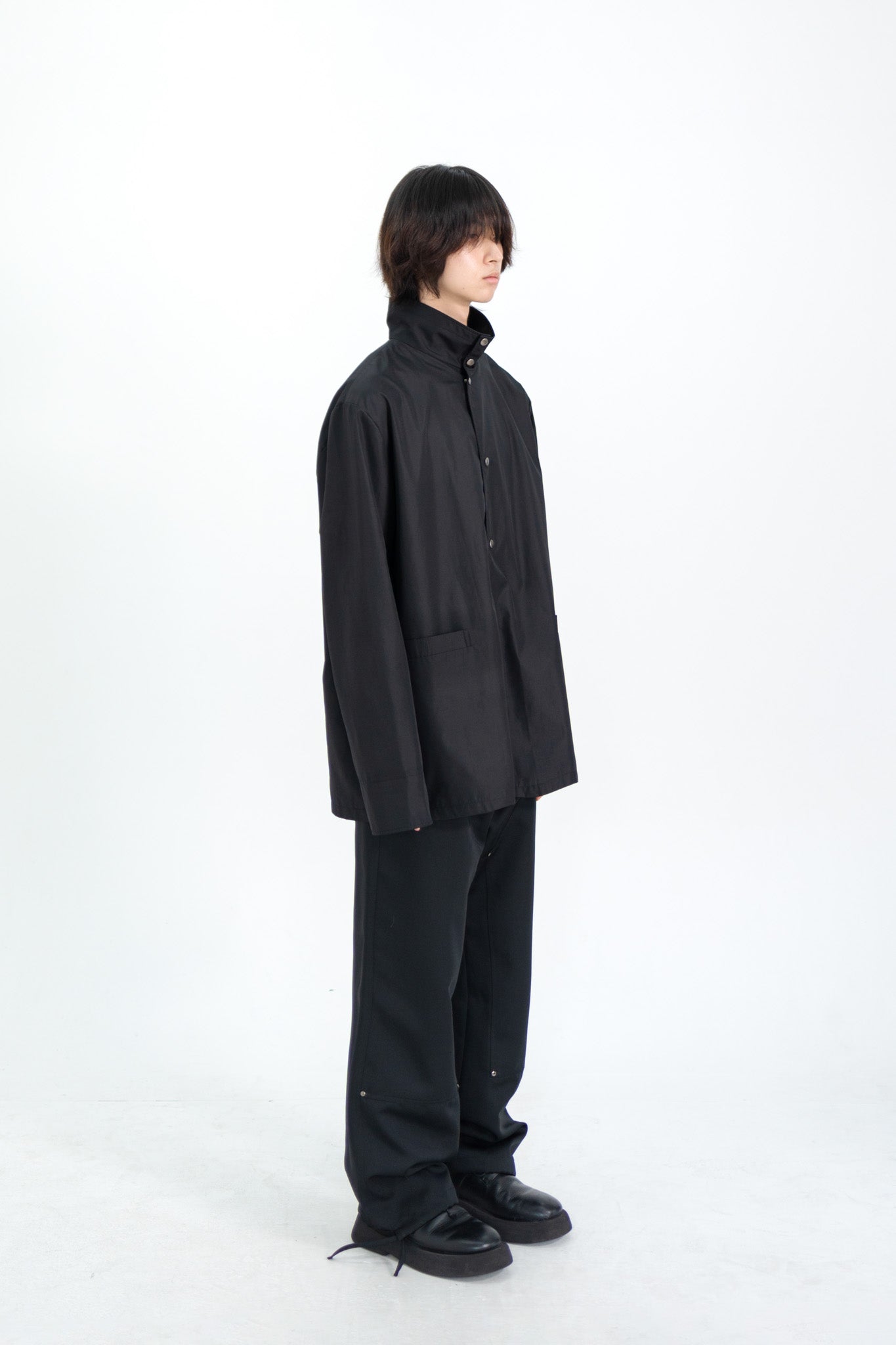 snap collar jacket