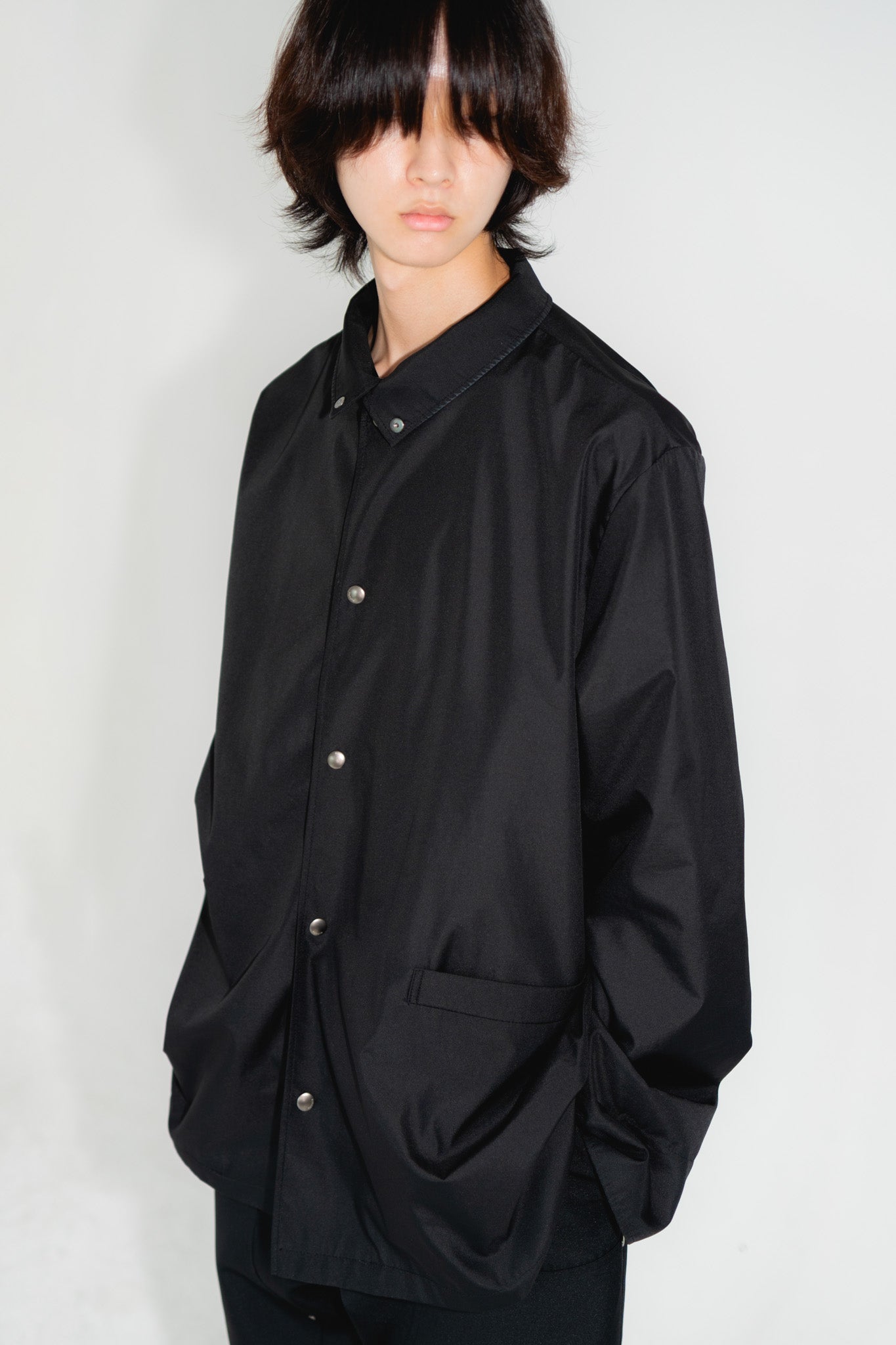 snap collar jacket