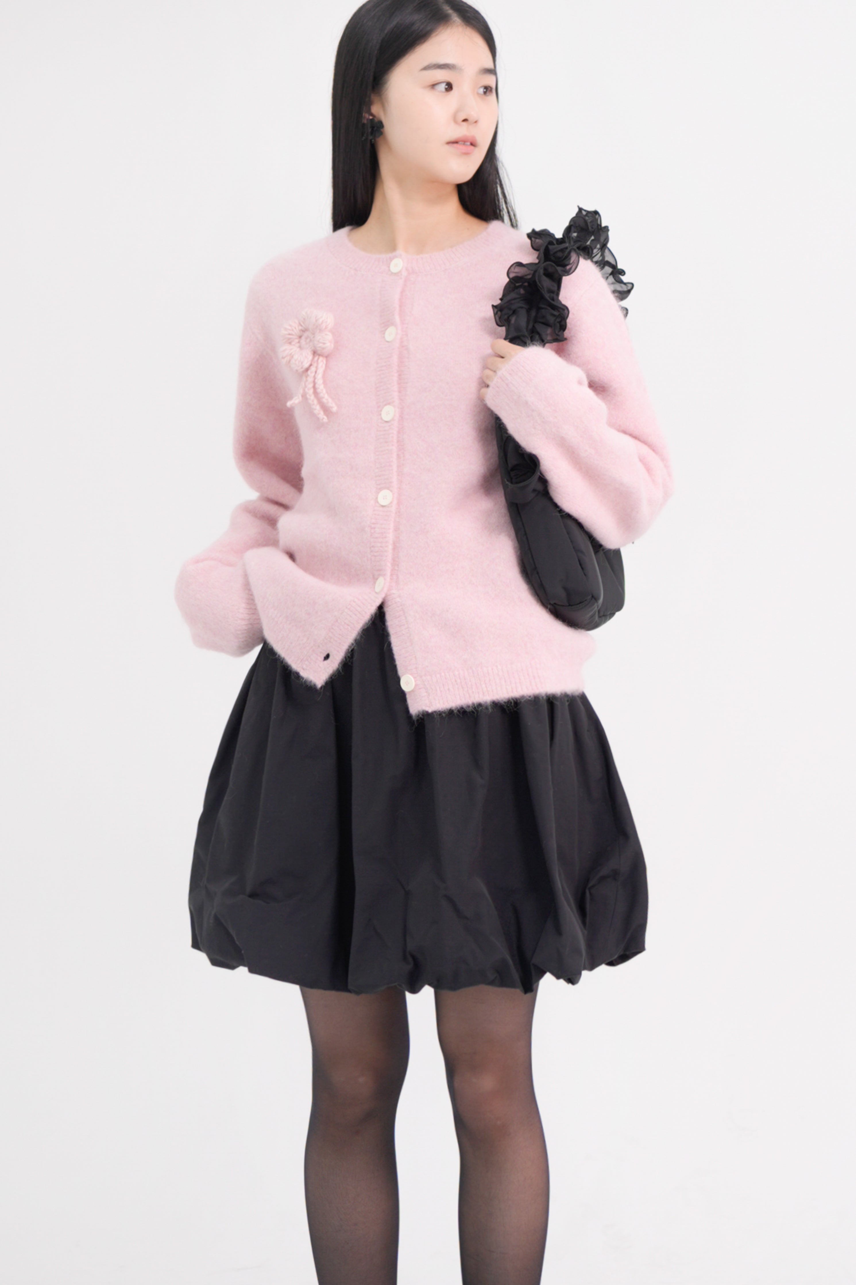 soft alpaca cardigan