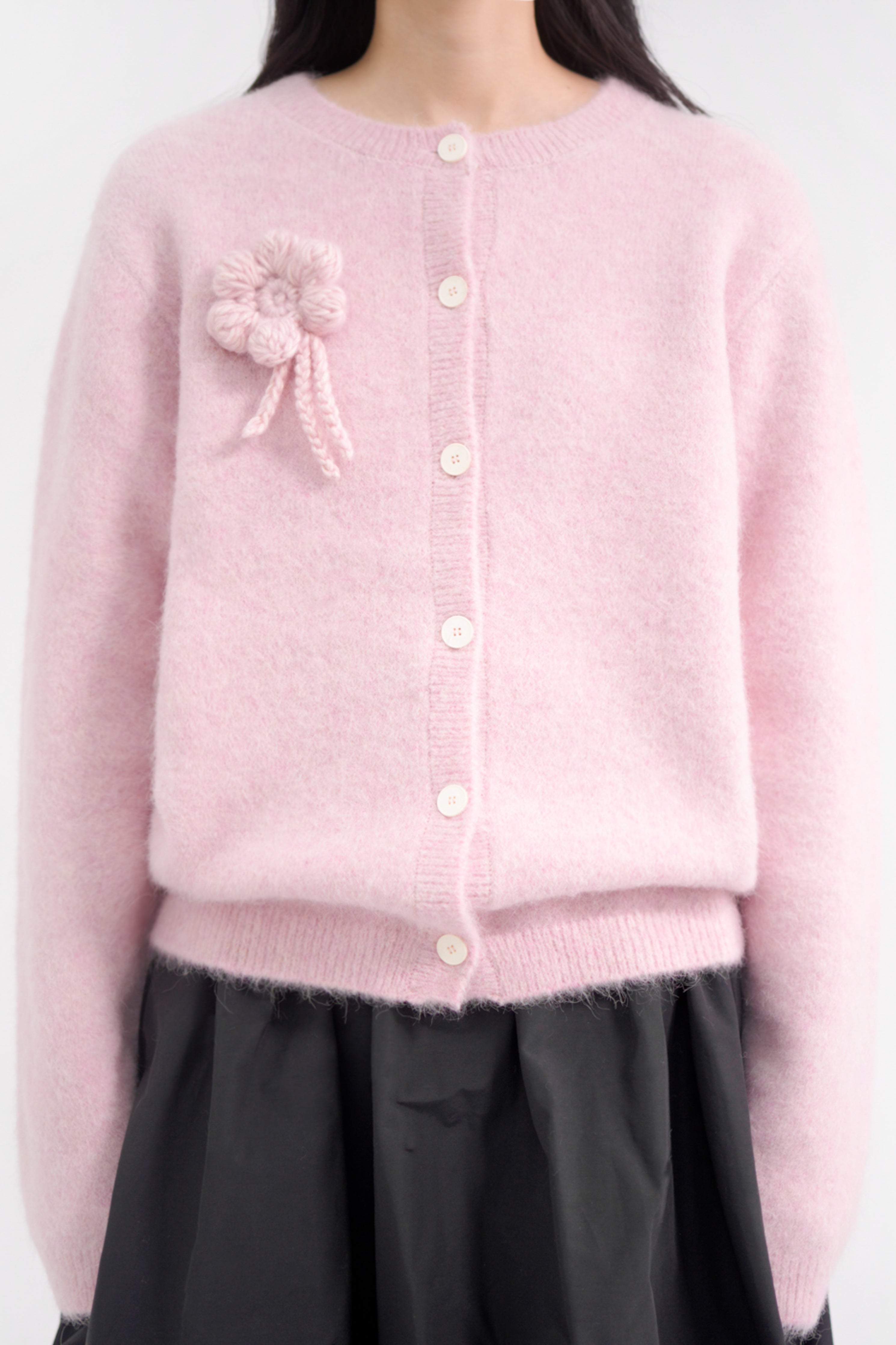 soft alpaca cardigan