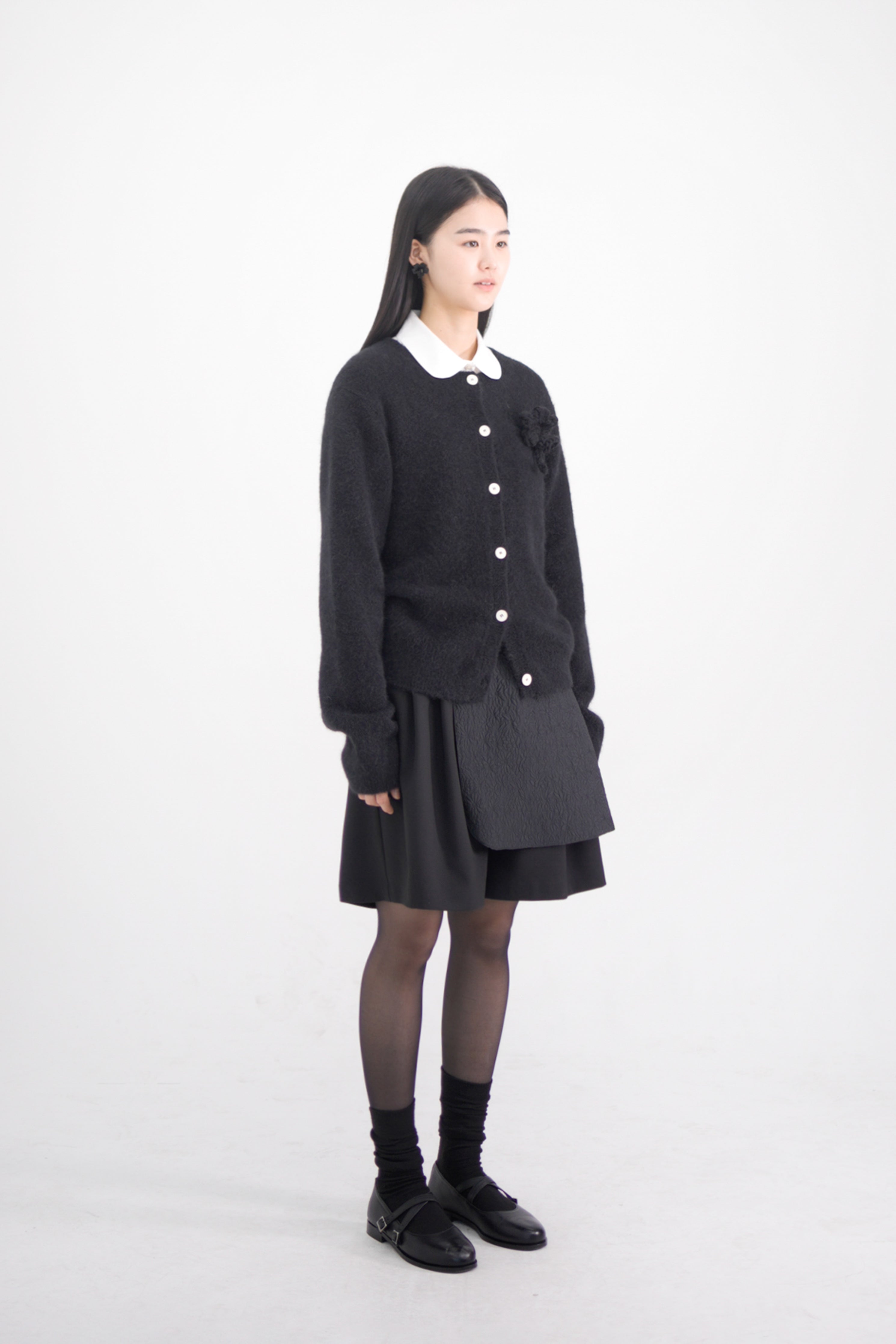 soft alpaca cardigan