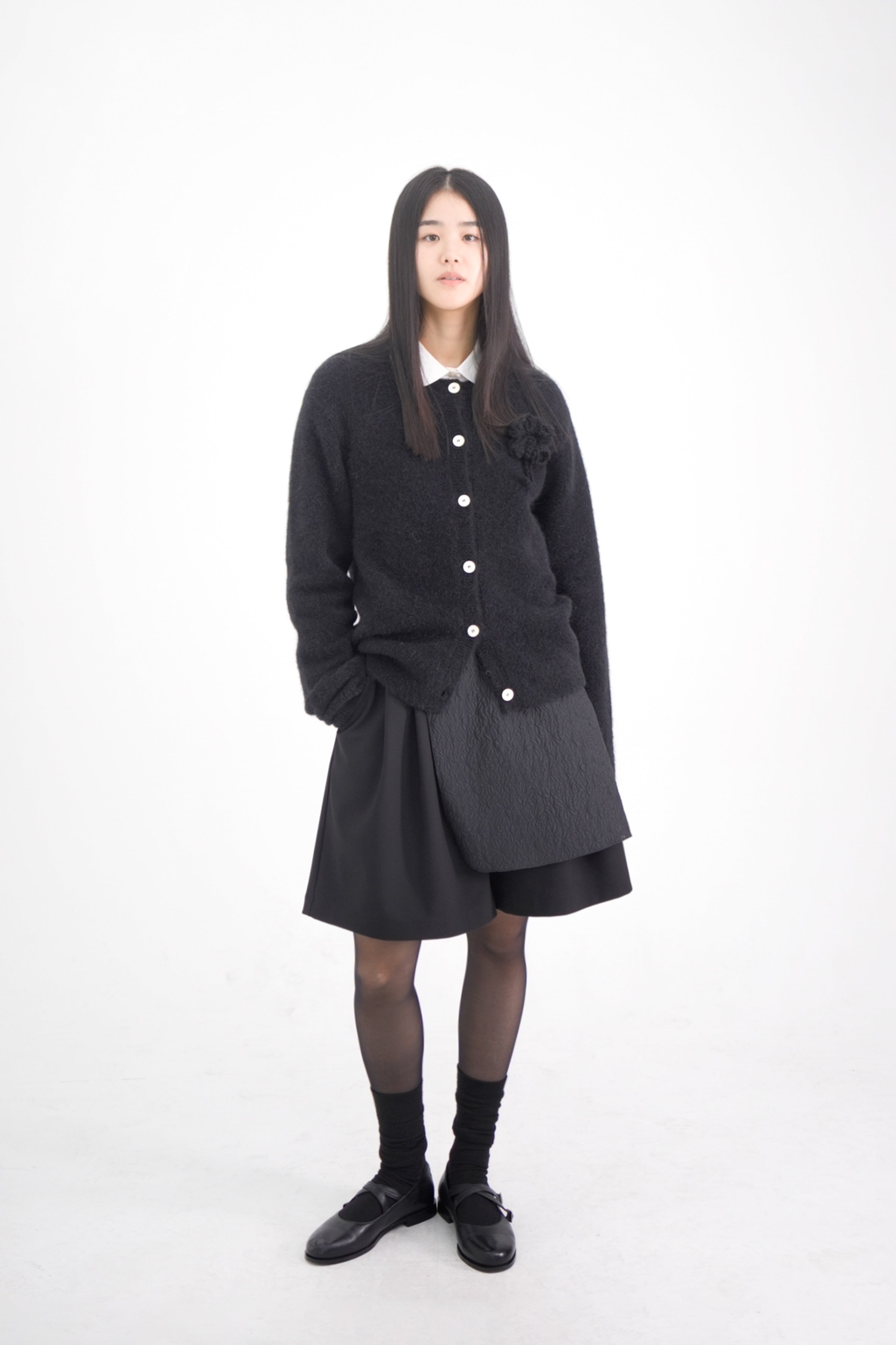 soft alpaca cardigan