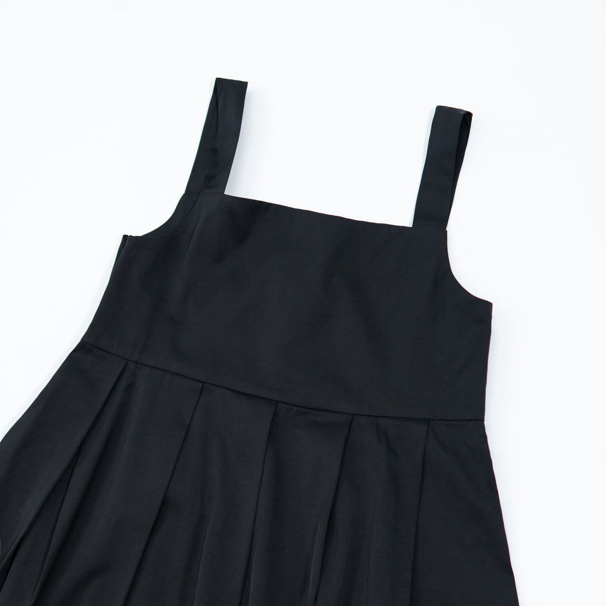 string tuck dress