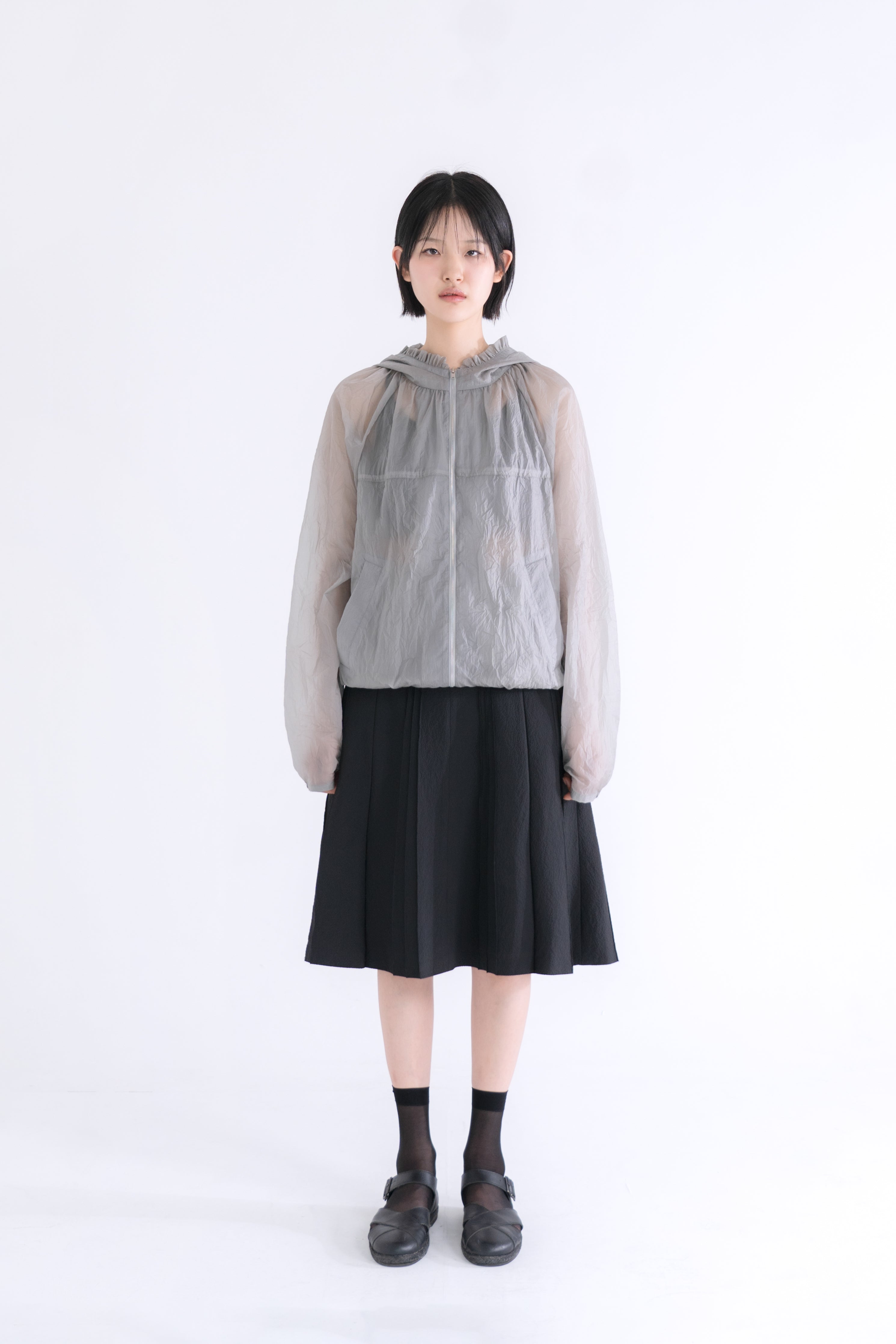 wind sheer wooded jacket
